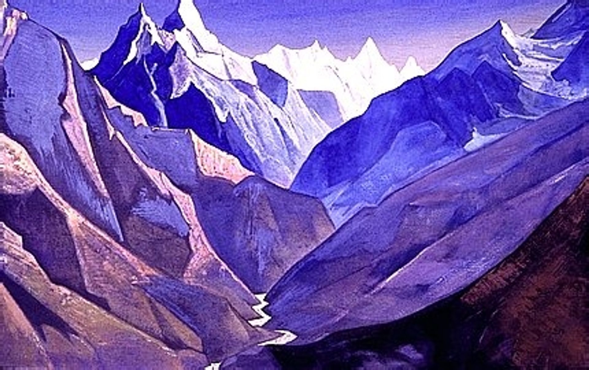 Mountains by Nicholas Roerich
