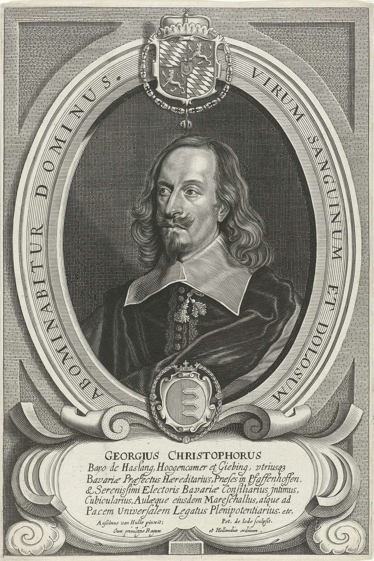 Portret van Georg Christoph by Pieter de (II) Jode