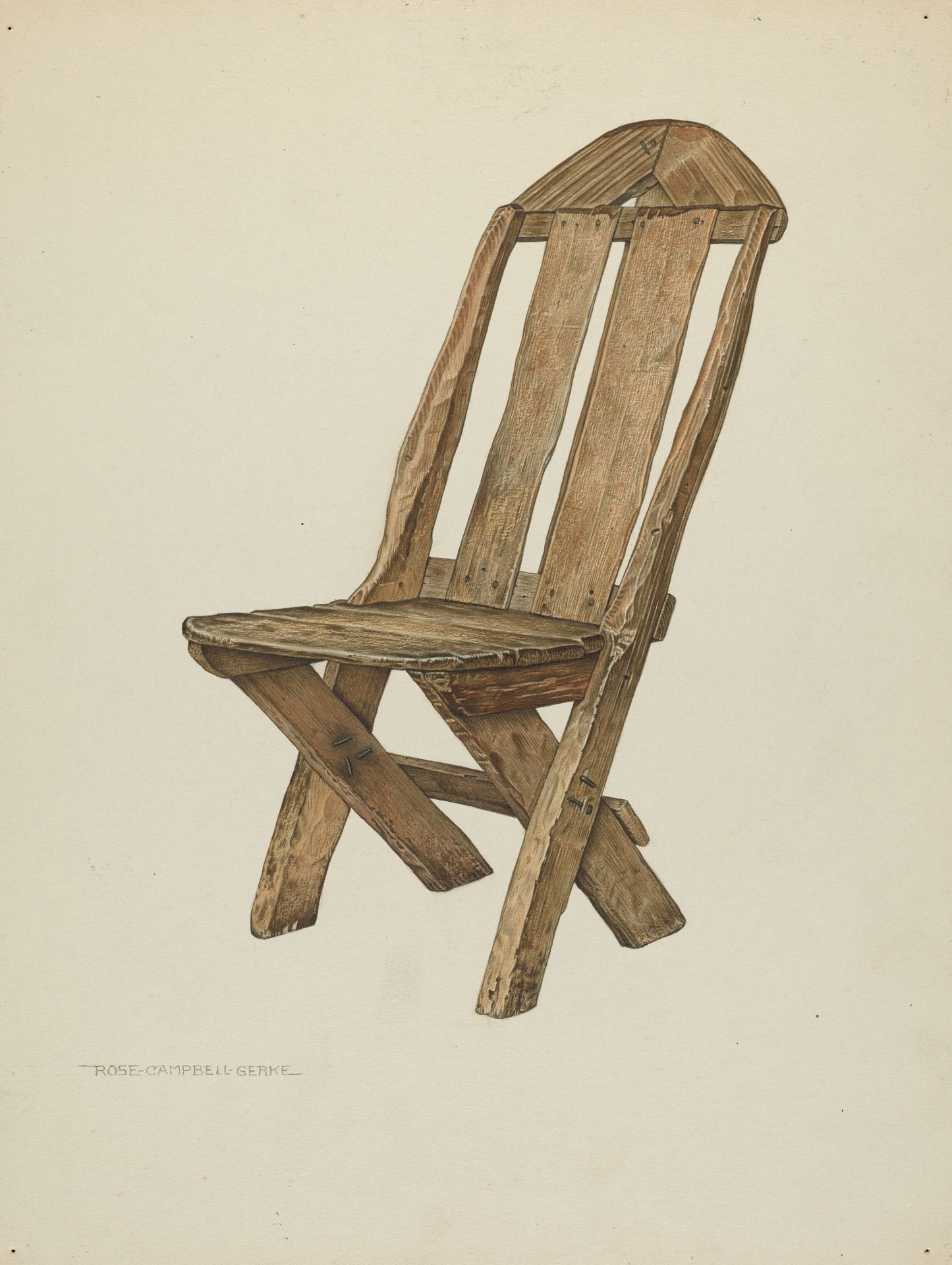 Miner's Chair - Hand Made by Rose Campbell-Gerke