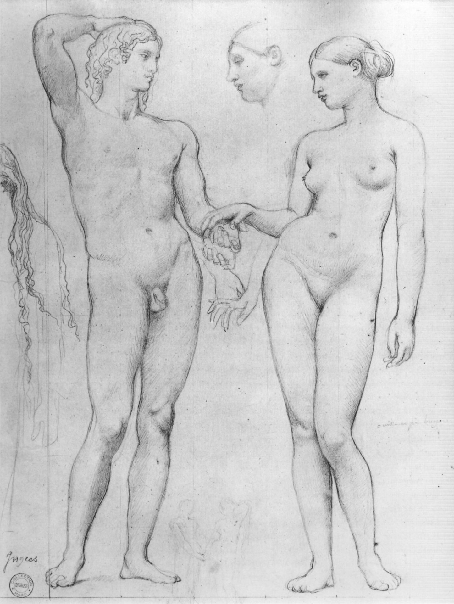 Study for The Golden Age by Jean Auguste Dominique Ingres