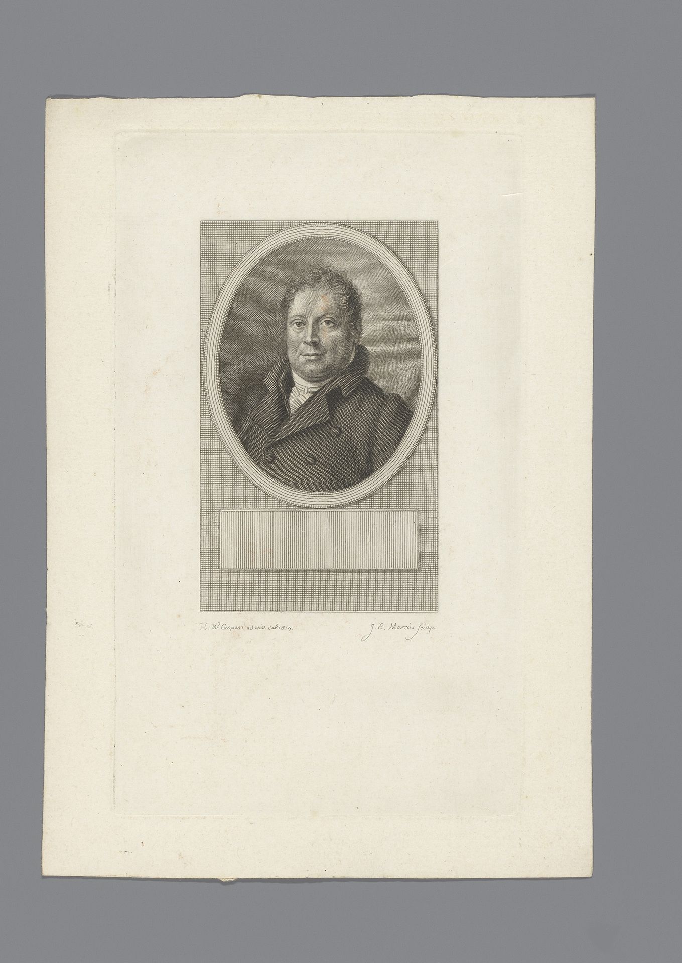 Portret van Joan Melchior Kemper by Jacob Ernst Marcus