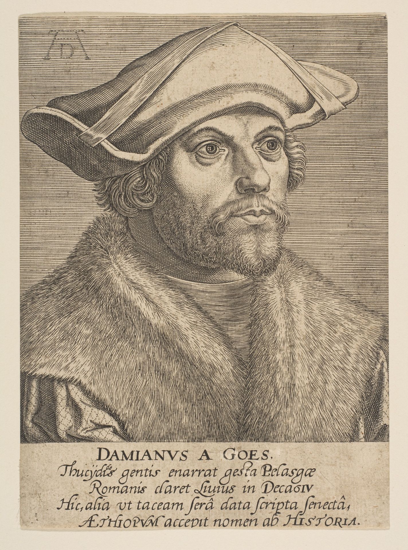 Damaio de Gois by Philips Galle