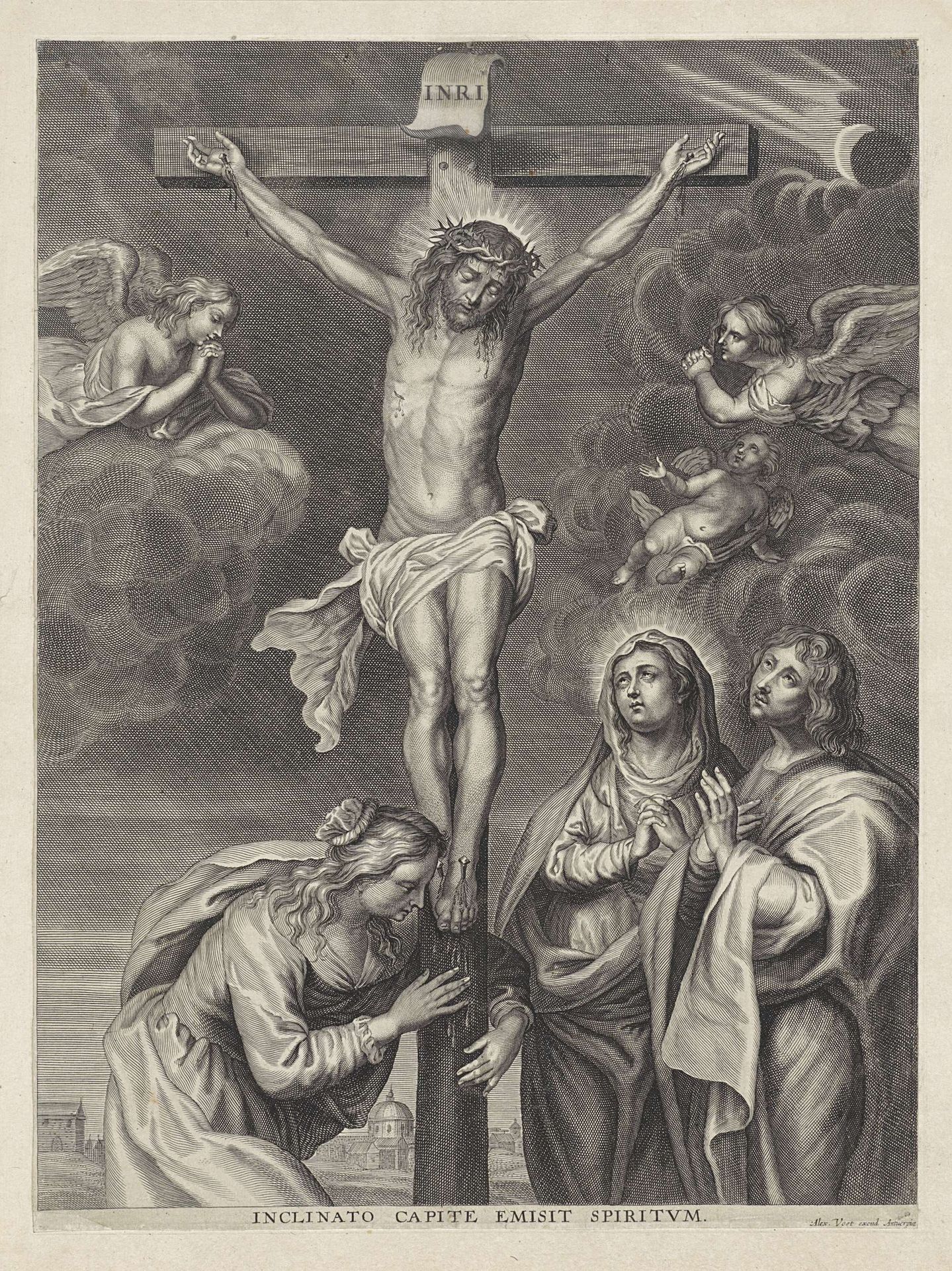 Kruisiging van Christus by Anonymous