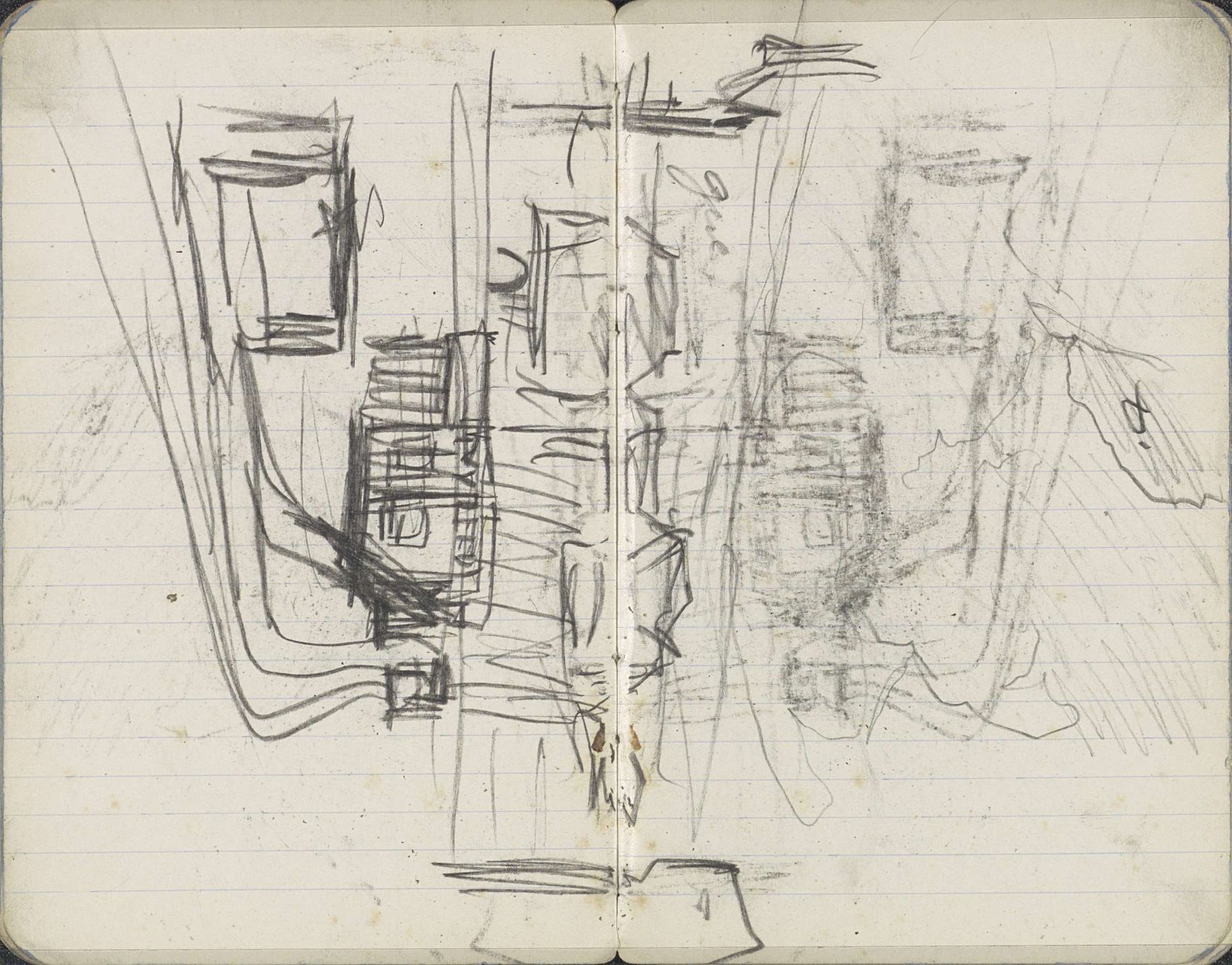 Gezicht in Amsterdam by George Hendrik Breitner