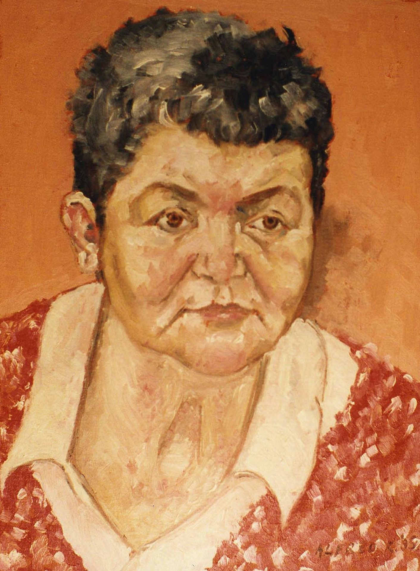 Portrait of Mila Skukan (born Dobrosavljević) alla prima by Alfred Freddy Krupa