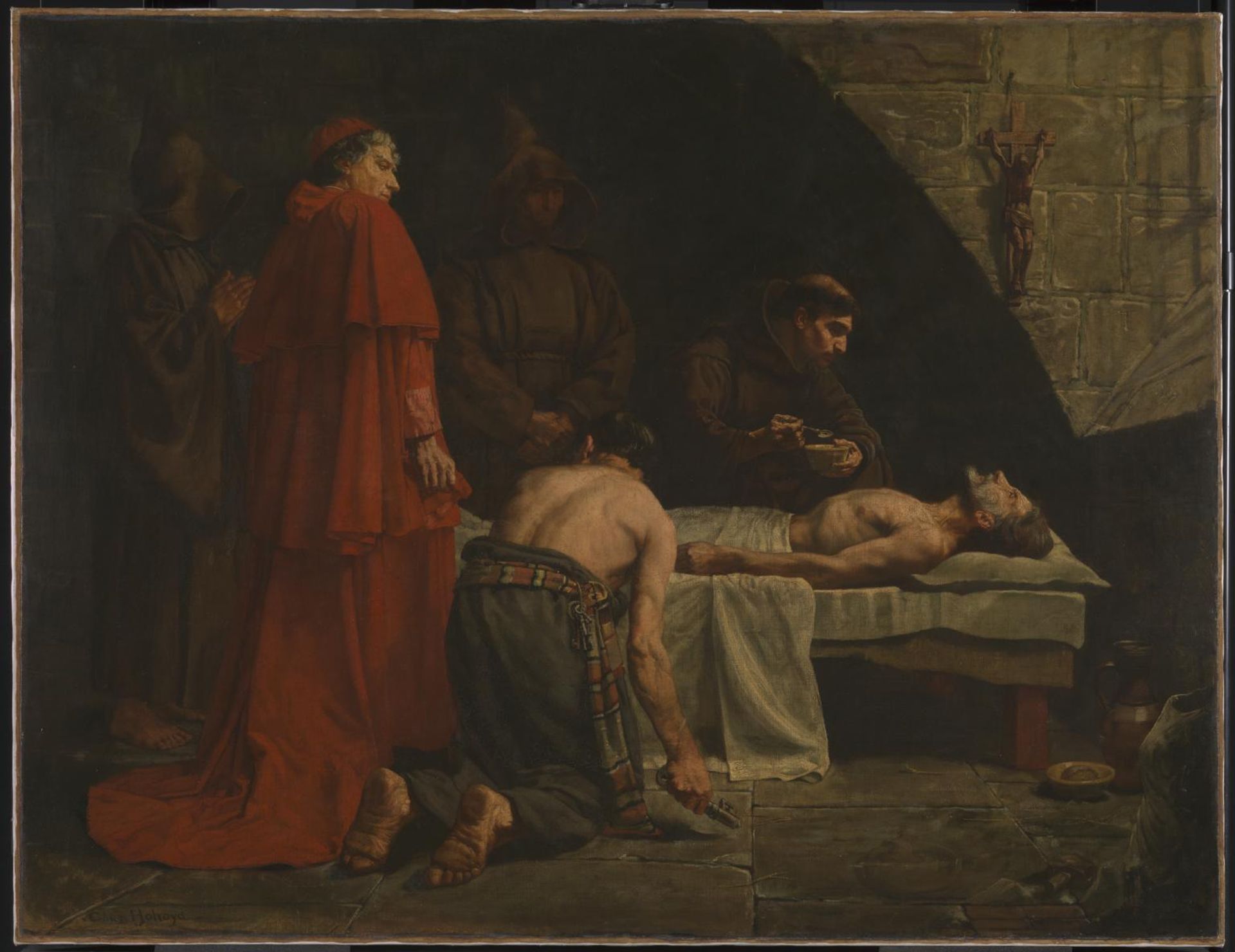 Death of Torrigiano by  Sir Charles Holroyd