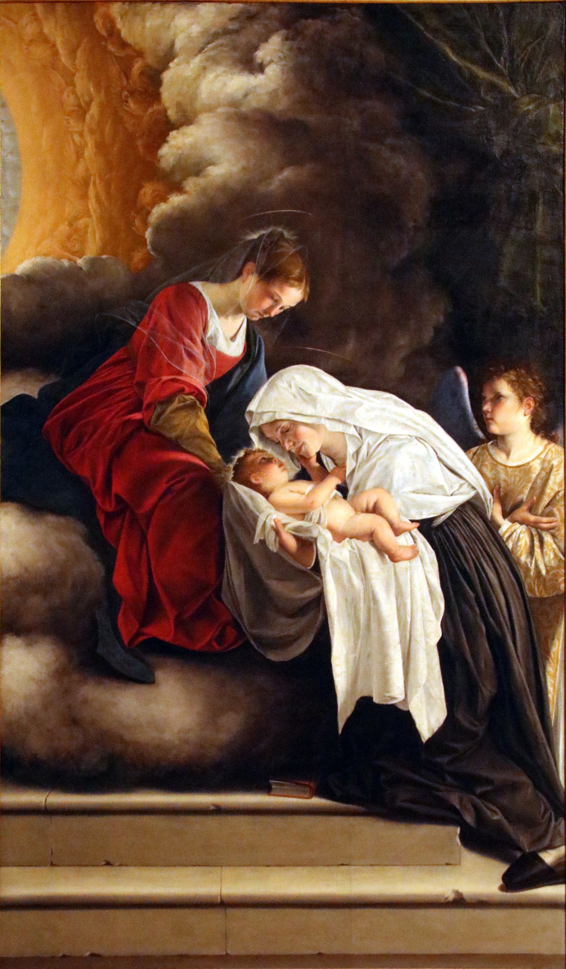 Madonna and Child in The Vision of St Francesca Romana by Orazio Gentileschi