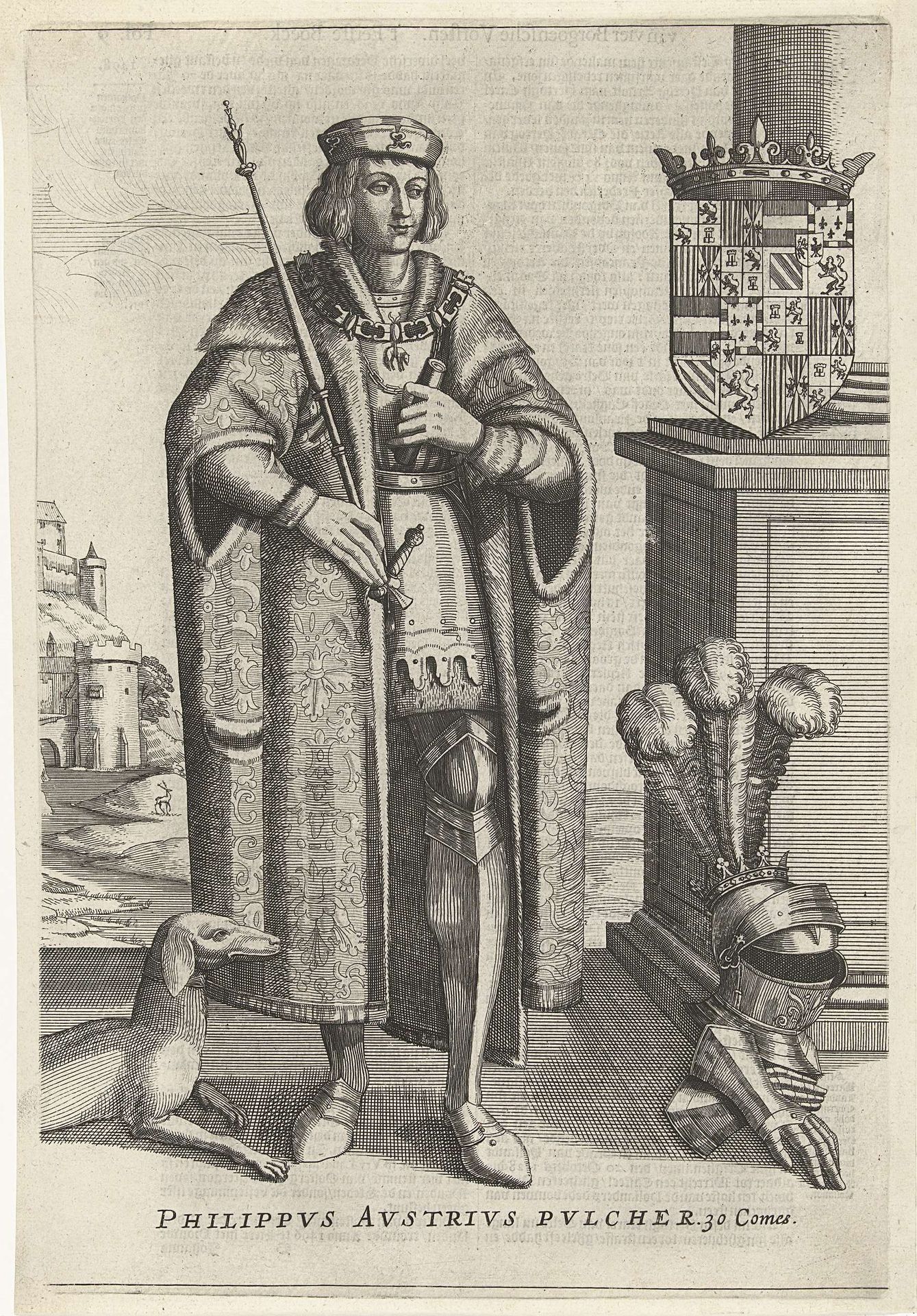Portret van Filips de Schone by Anonymous