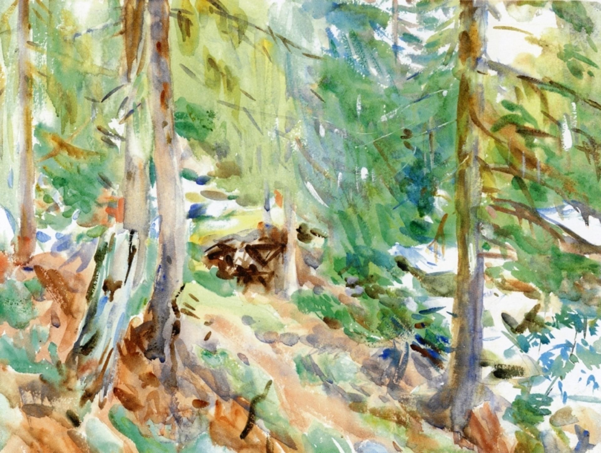 Val D'Aosta, Purtud by John Singer Sargent