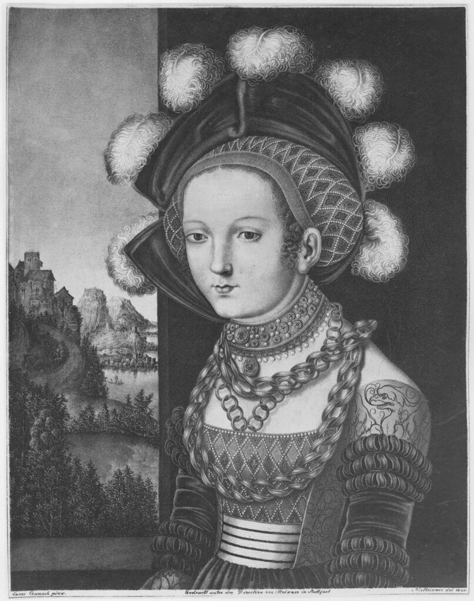 A Lady by Johann Nepomuk Strixner