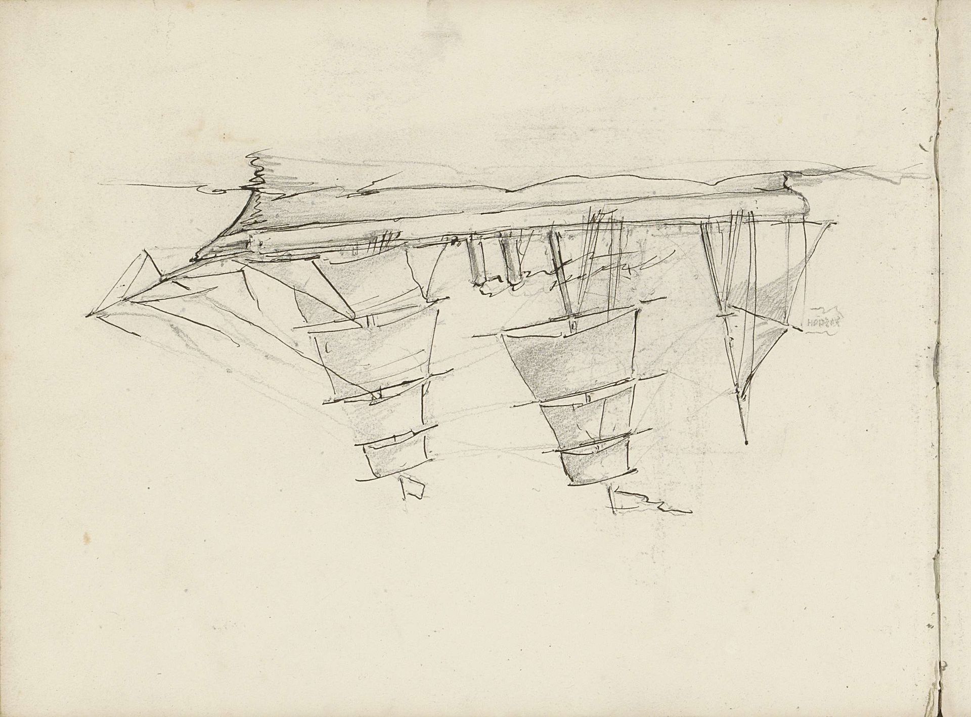 Stoom- en zeilschip op zee by Petrus Johannes Schotel