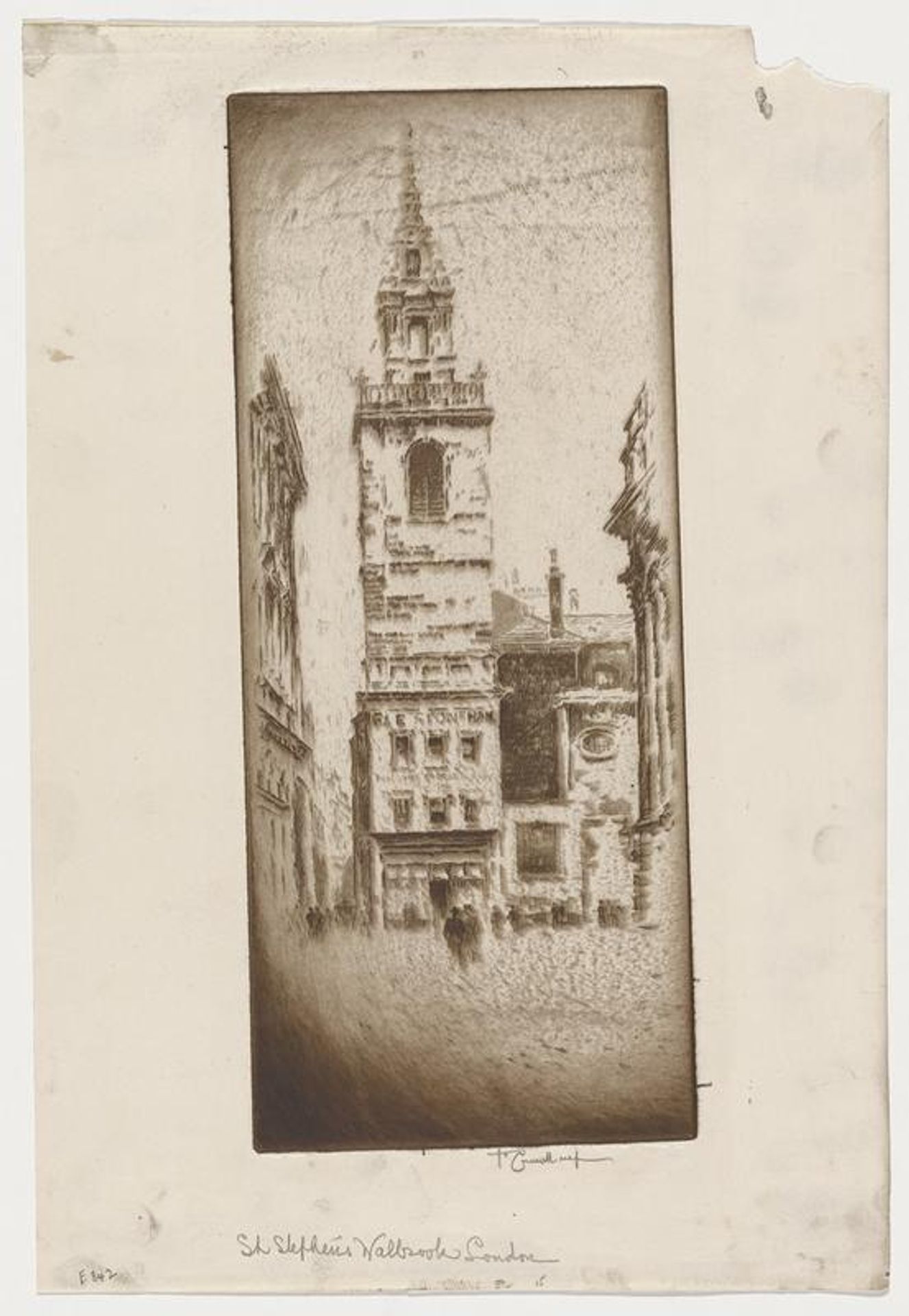 St. Stephen's by Joseph Pennell