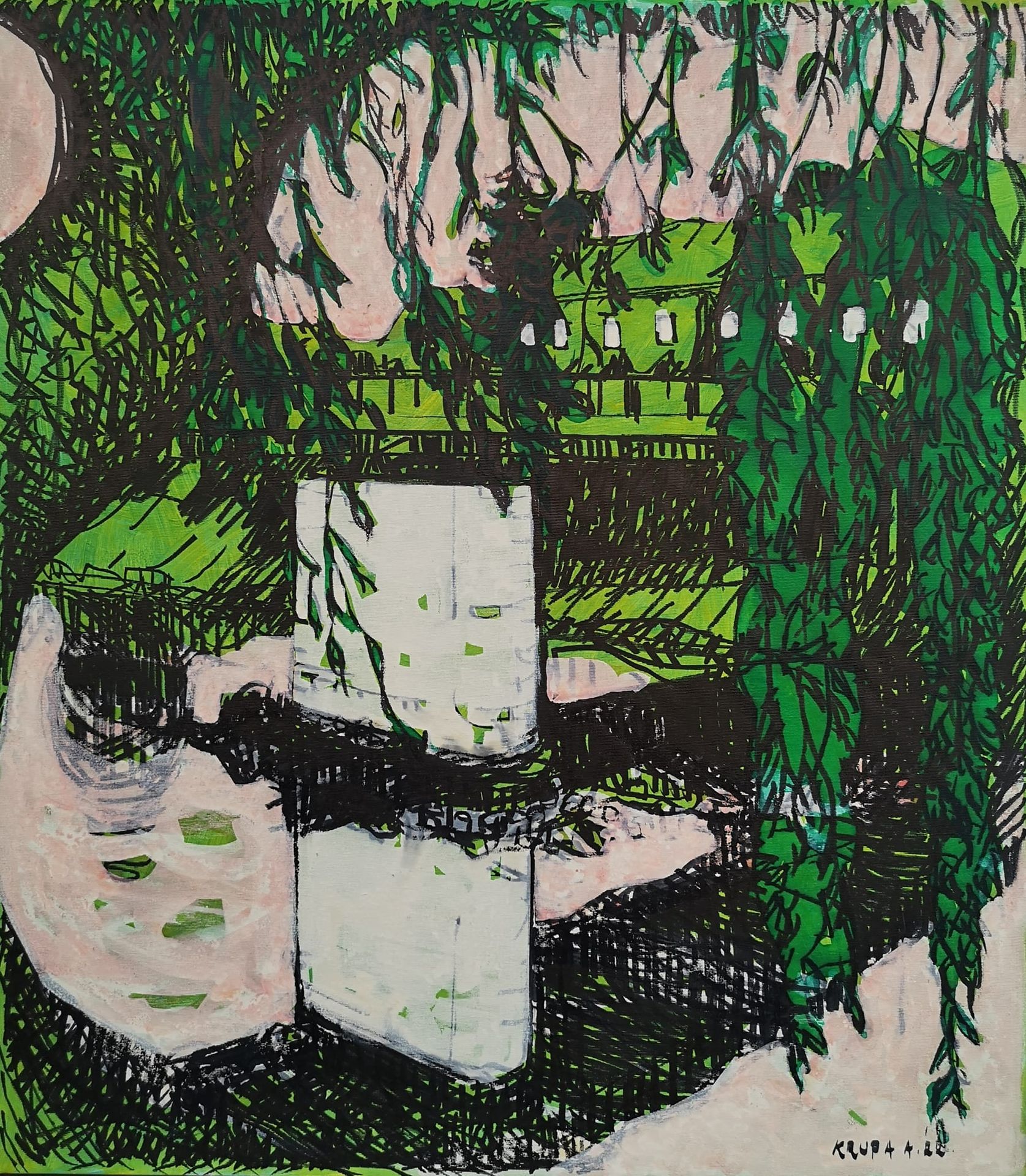 Rapsody in Green by Alfred Freddy Krupa