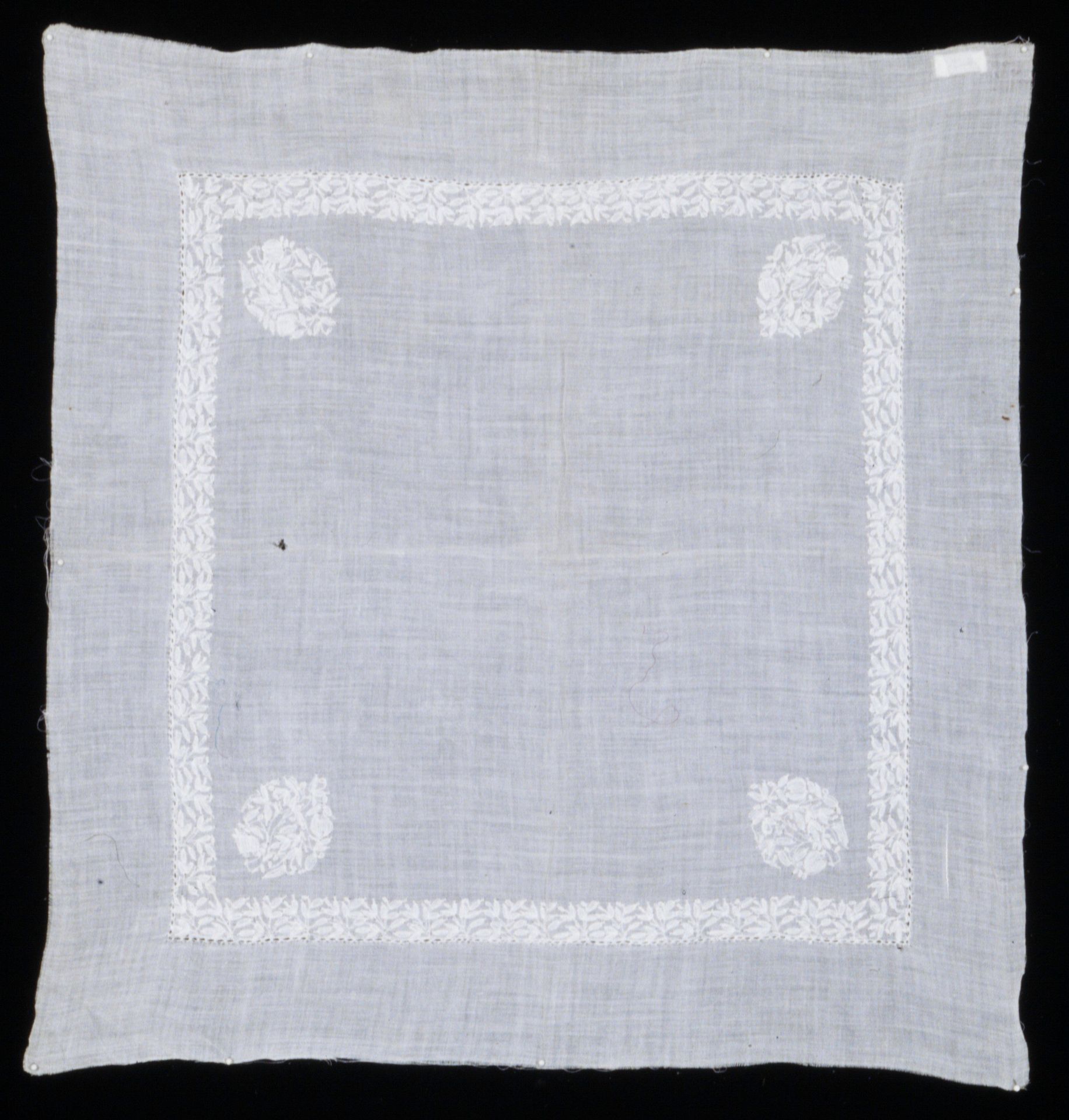 Handkerchief [unfinished] by Anonymous