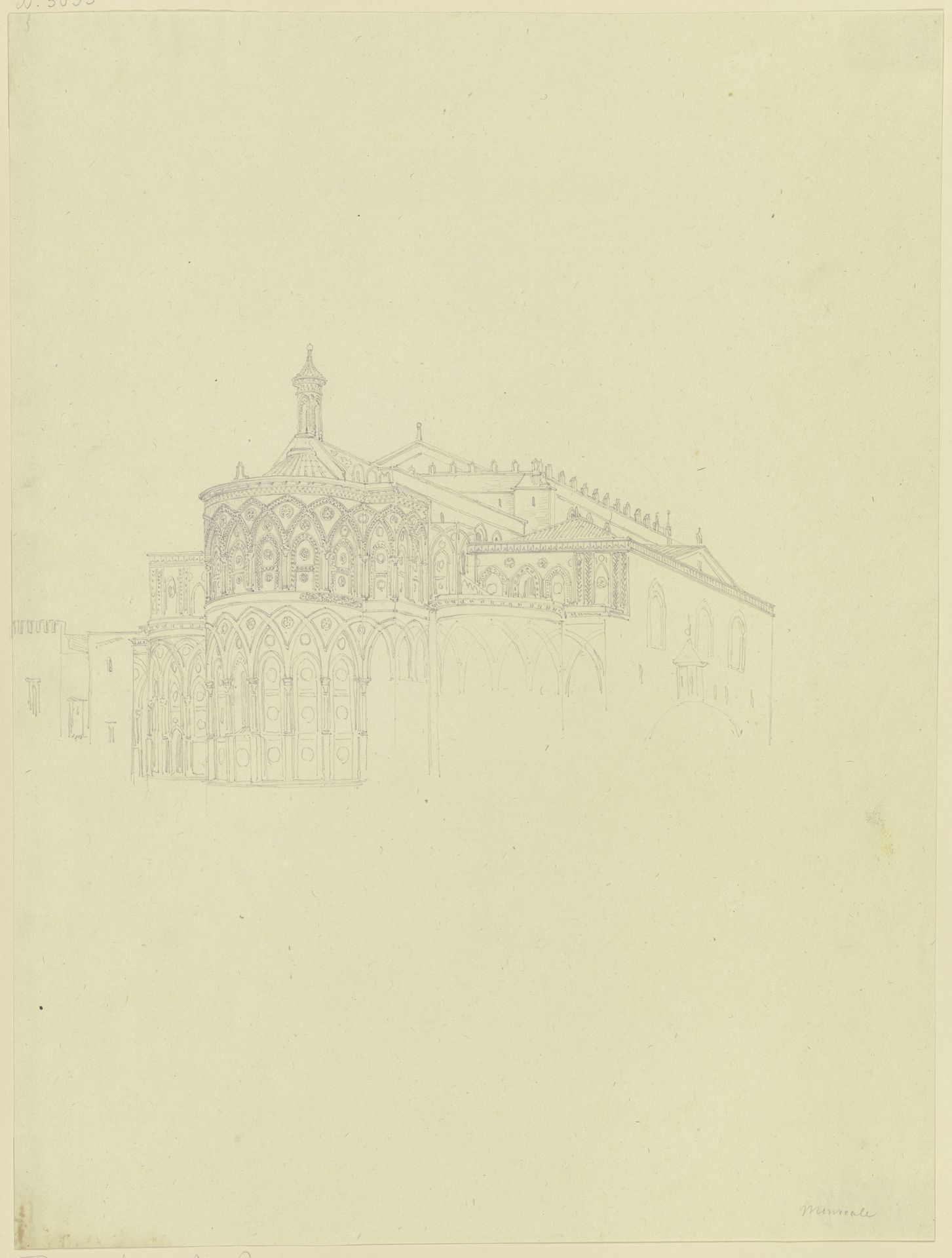 S. Maria Nuova in Monreale by Friedrich Maximilian Hessemer