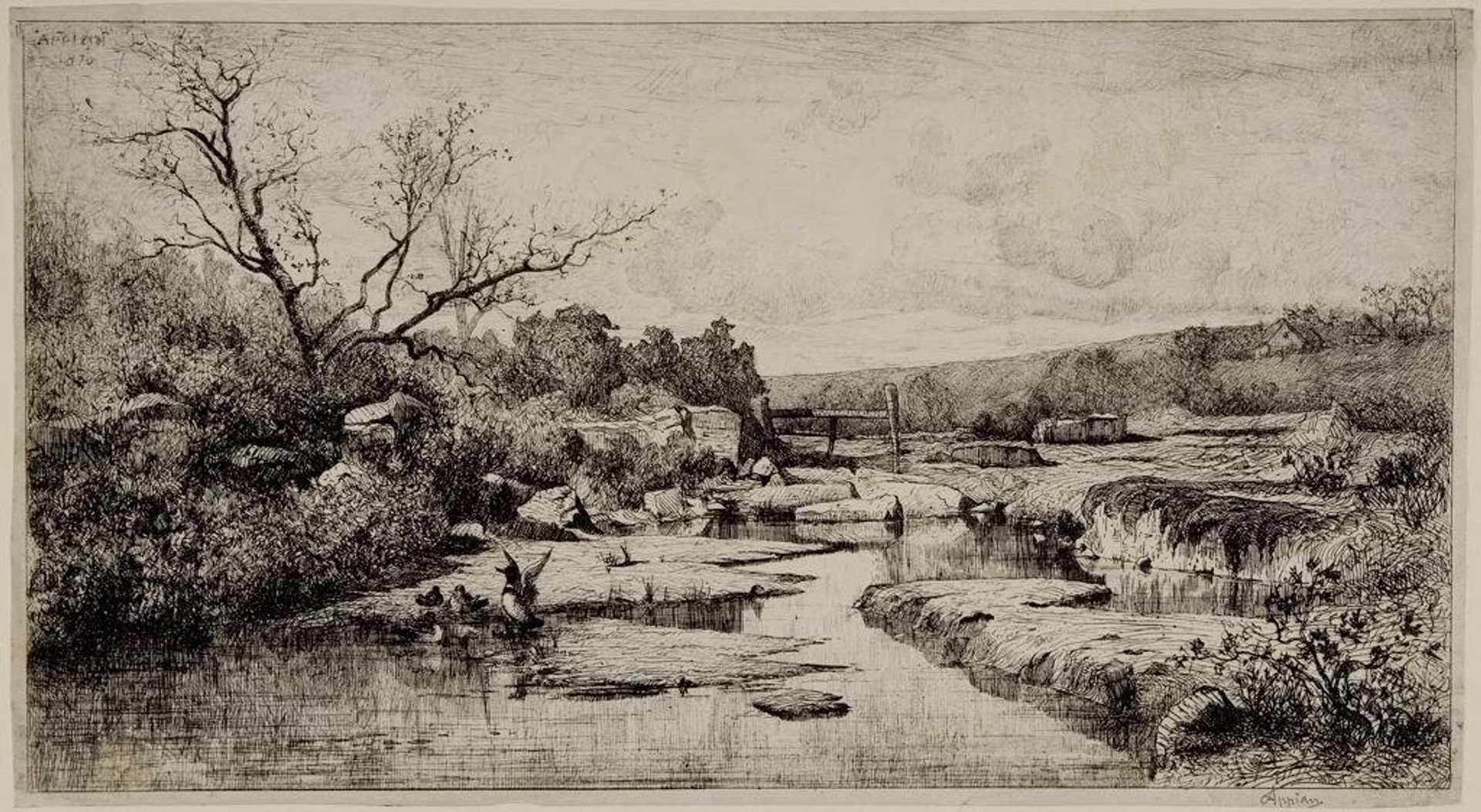 The Source of the Albarine by Adolphe Appian