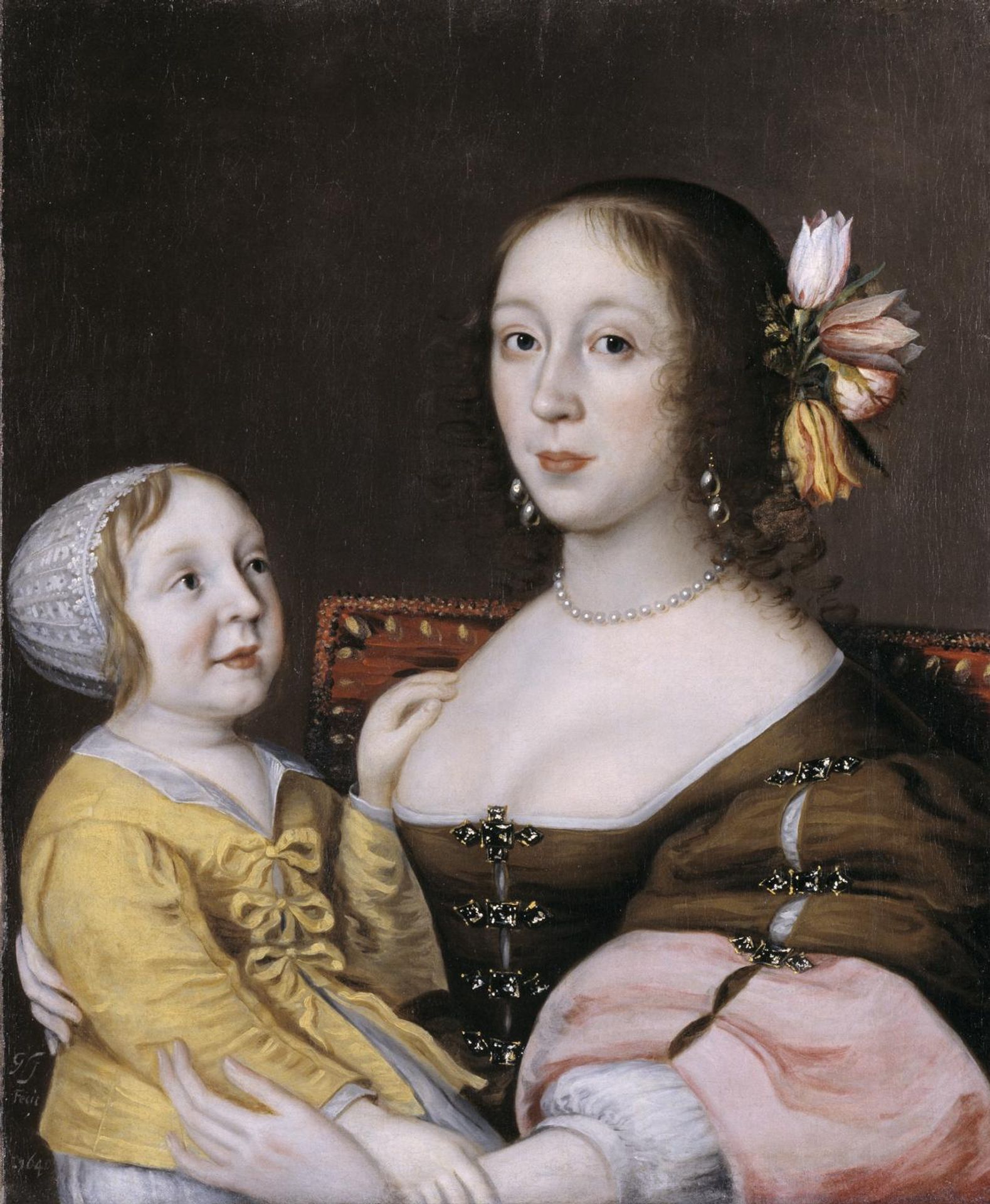 A Lady of the Grenville Family and her Son by  Gilbert Jackson