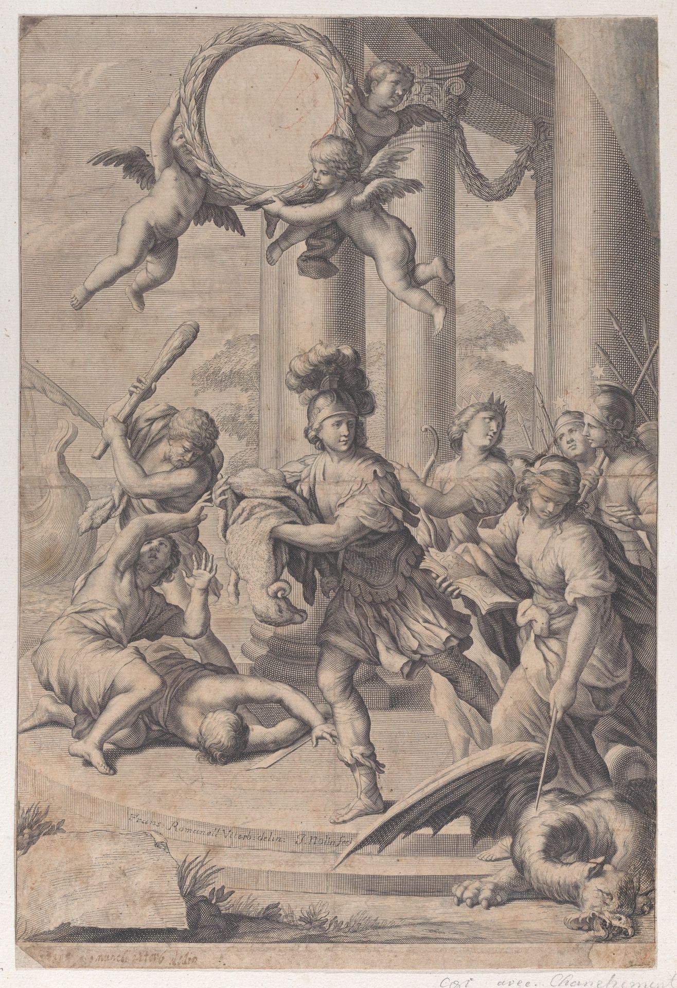 Jason carrying off the golden fleece by Jean-Baptiste Nolin