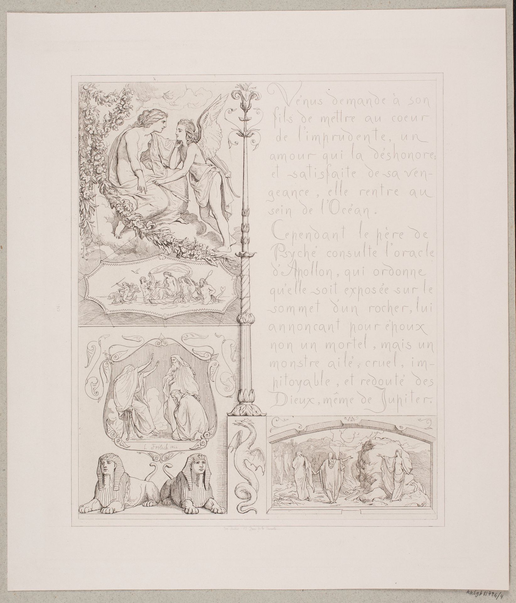 Illustration nr. 3 til "L`Amour et Psyché" by Lorenz Frølich