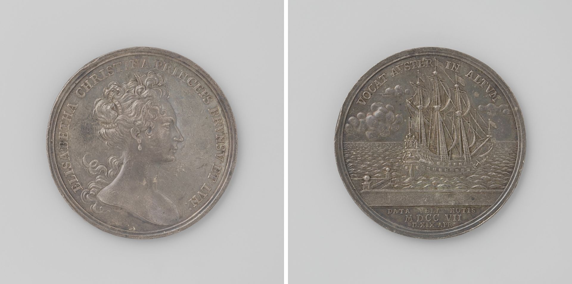 Elisabeth Christina van Braunschweig en Lueneburg vertrekt naar Spanje by Anonymous