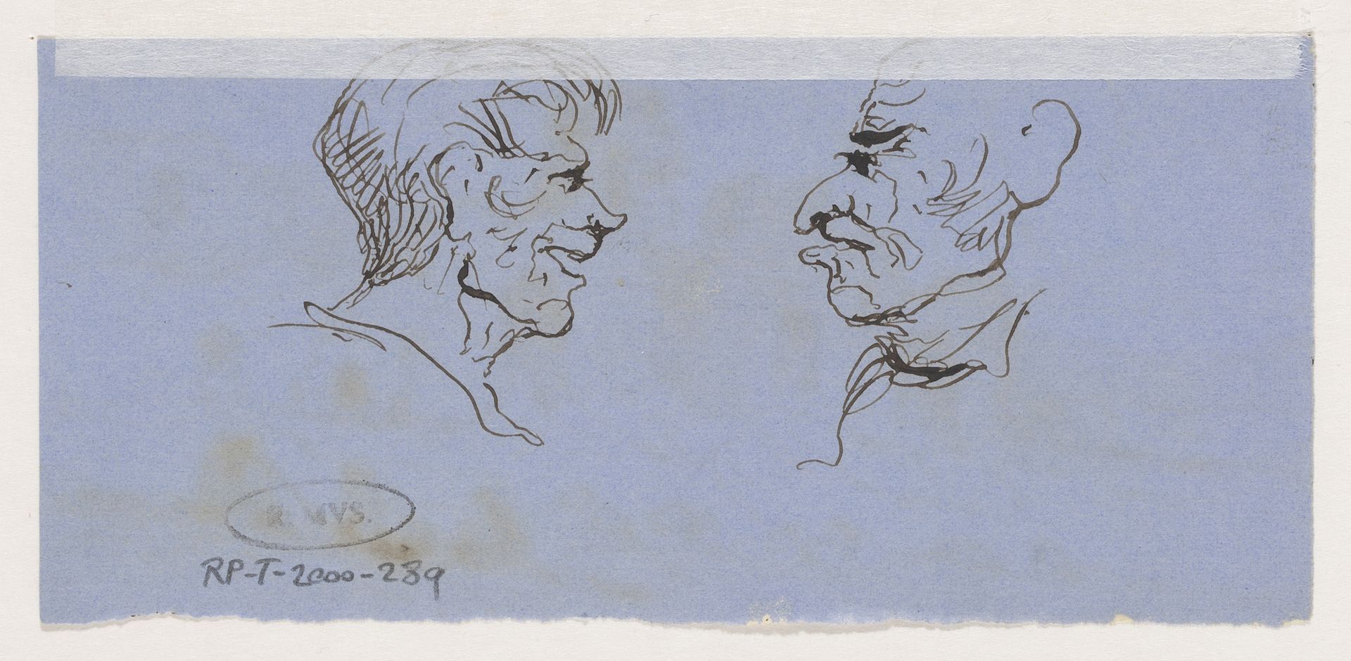 Twee koppen by Johannes Tavenraat