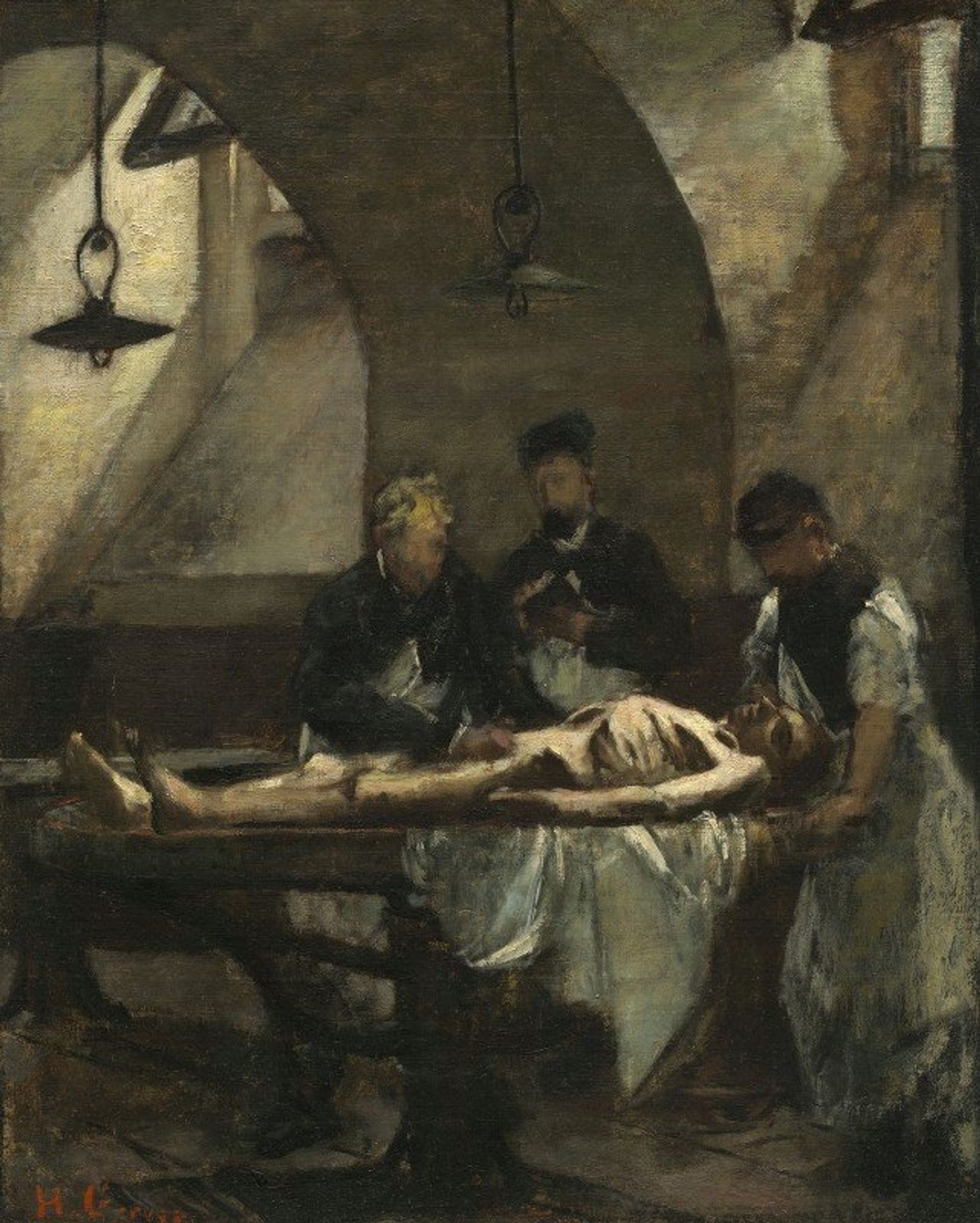Study for ‘Autopsy at the Hotel-Dieu’ by Henri Gervex