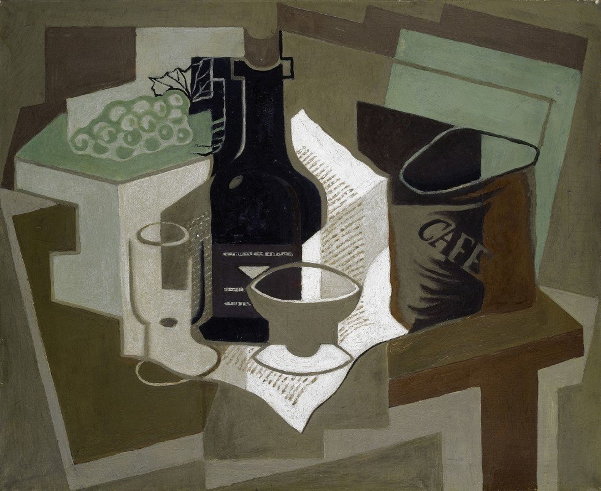 The Bag of Coffee by Juan Gris
