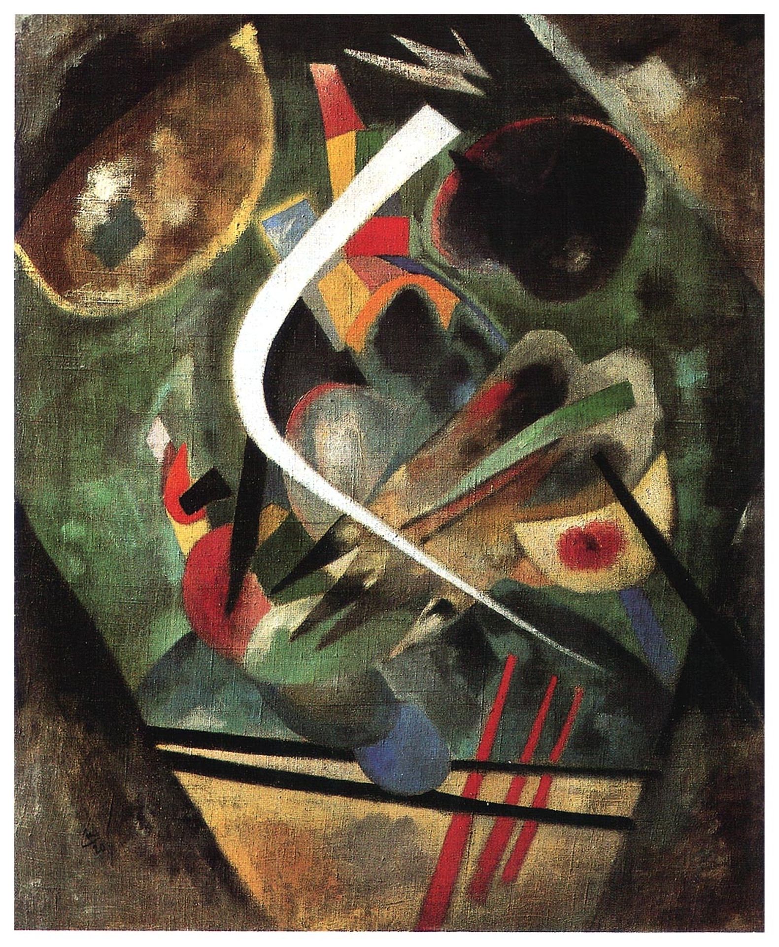 White Line by Wassily Kandinsky