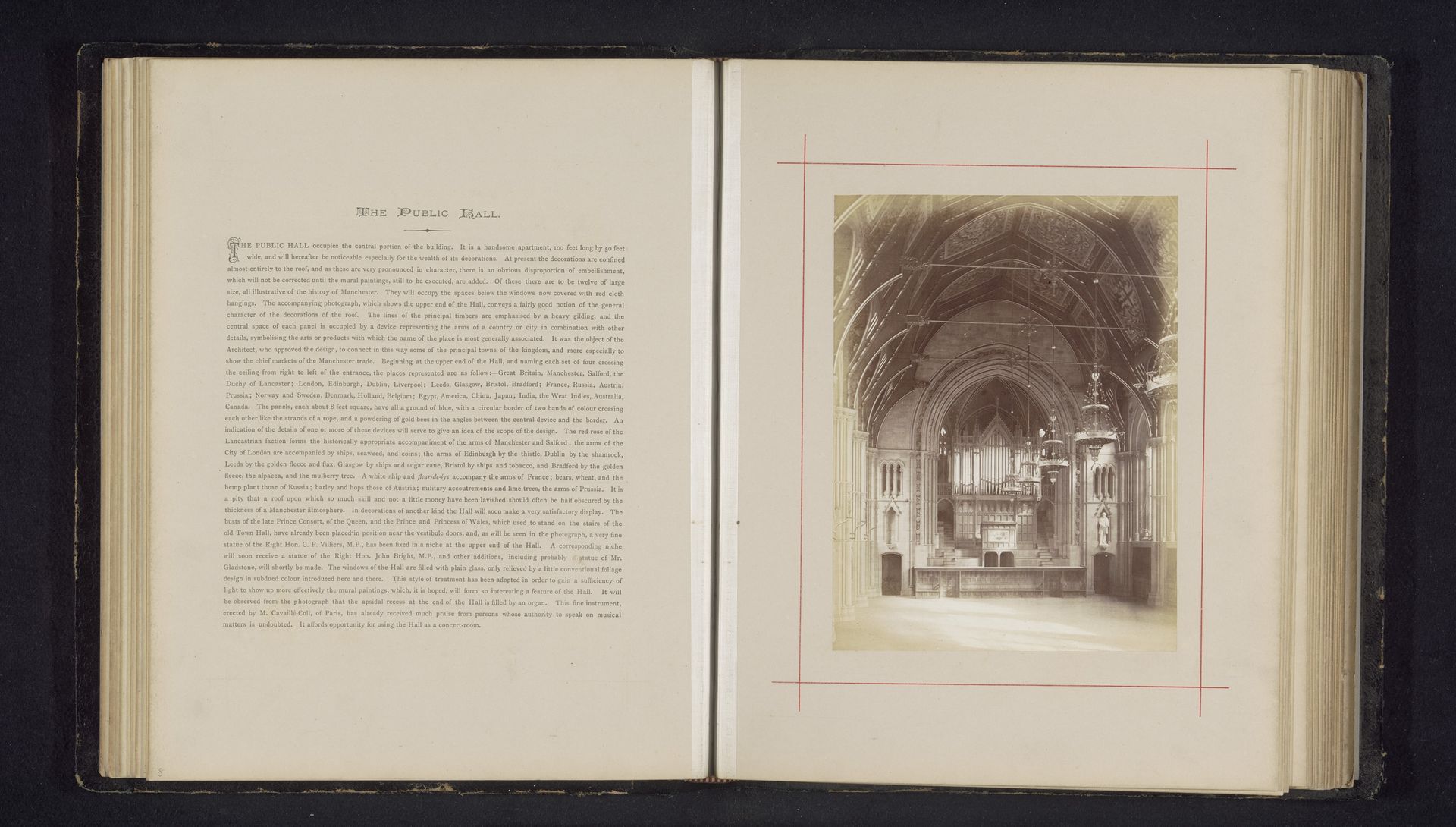 Vestibule in het Stadhuis van Manchester by J. McLeod