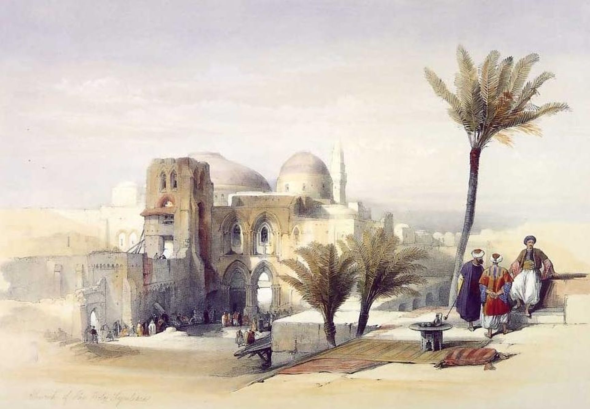 Church of the Holy Sepulchre, Jerusalem by David Roberts