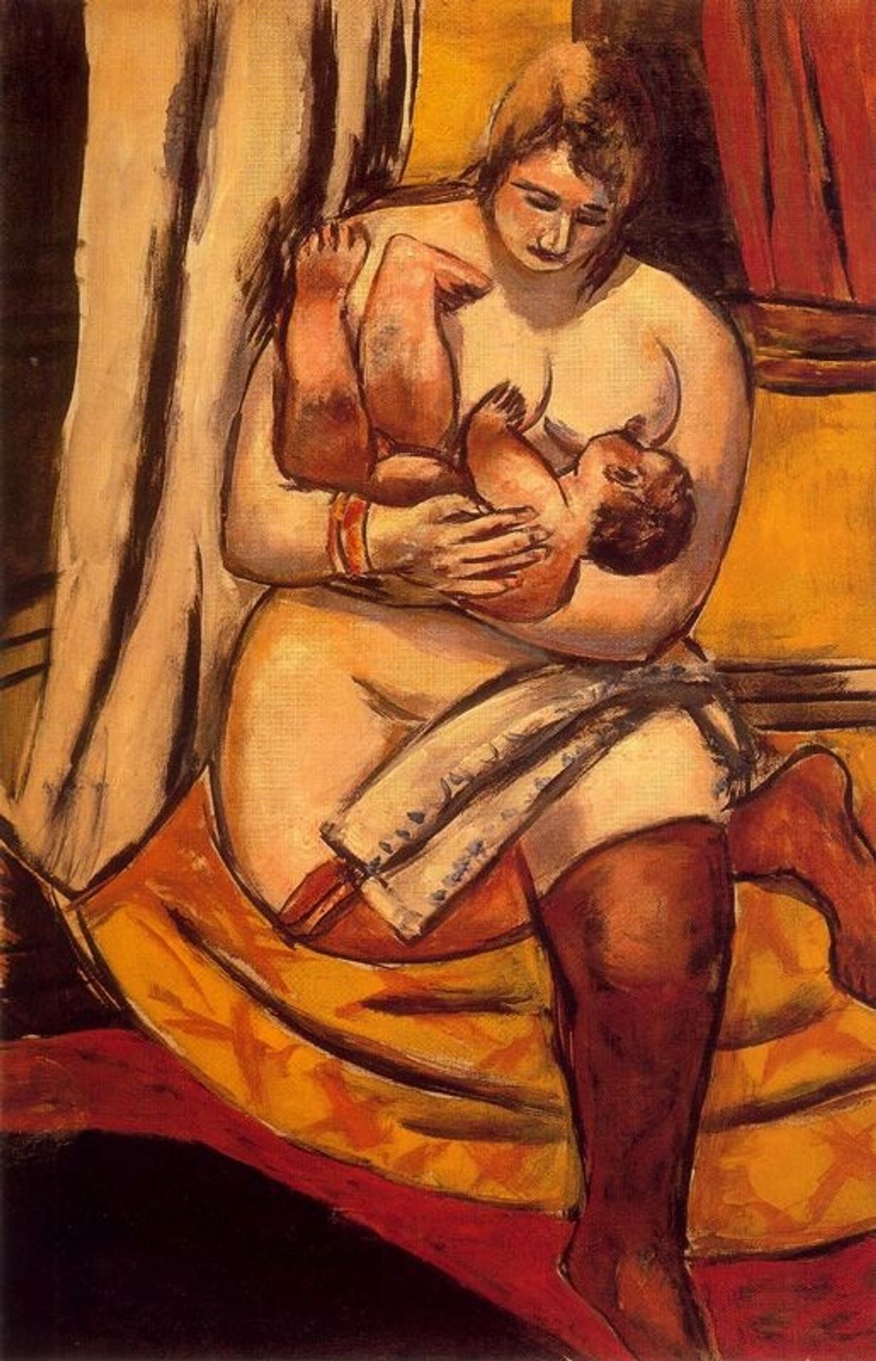 Motherhood by Max Beckmann