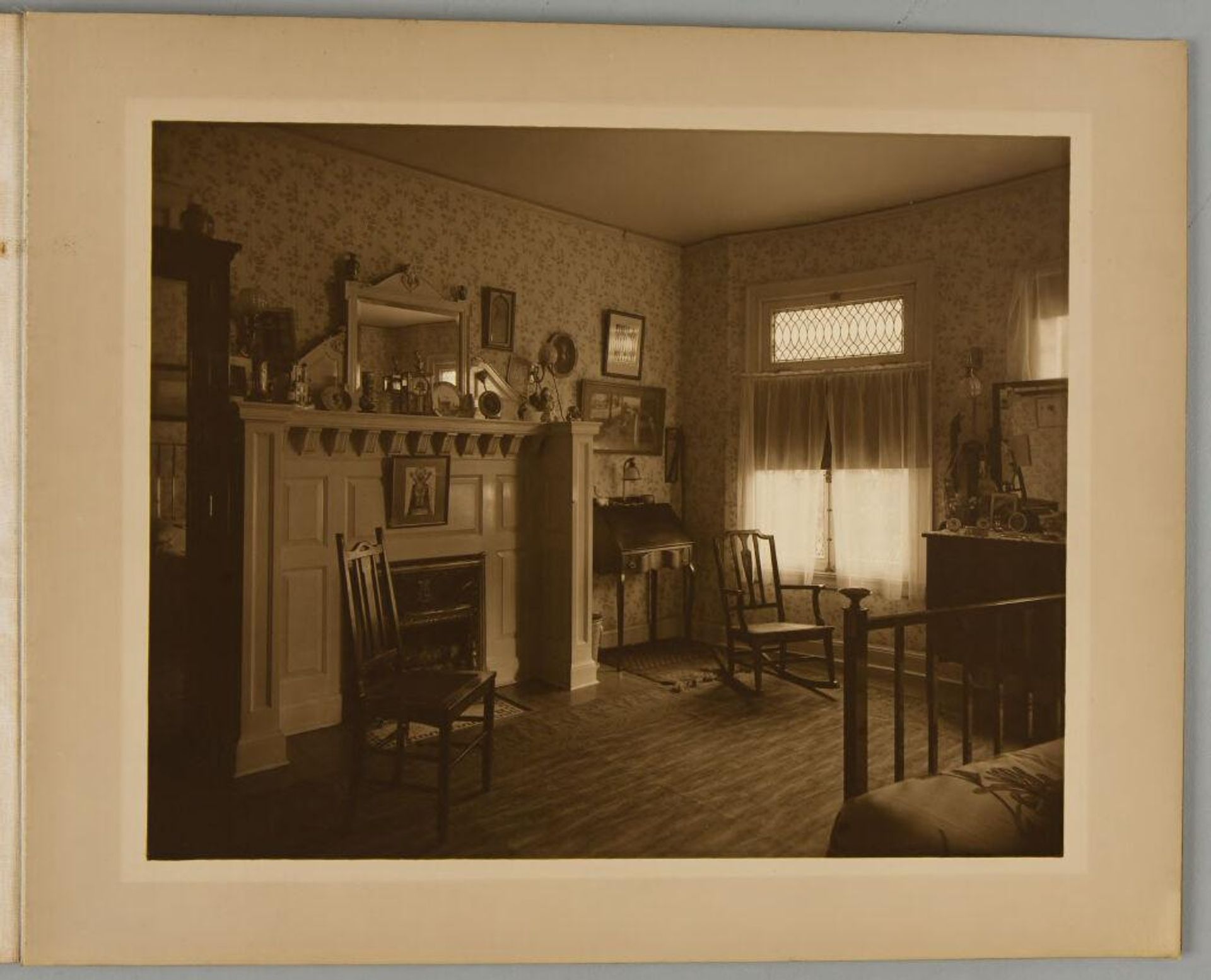 Untitled (bedroom, fireplace to left) by Martin Schweig