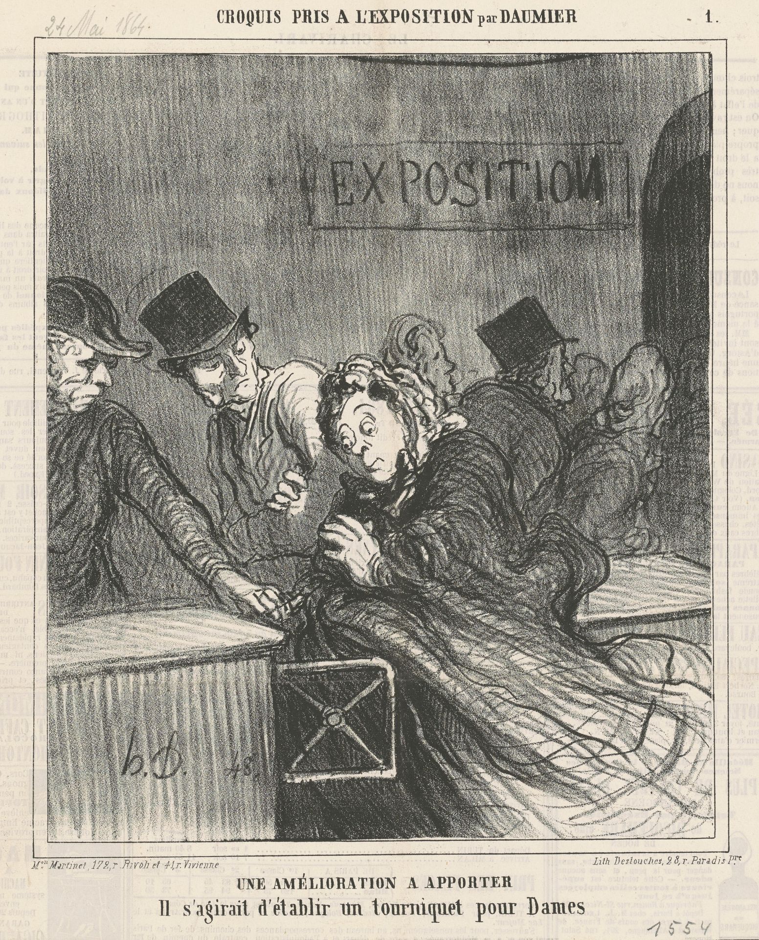 Une amelioration a apporter by Honoré Daumier