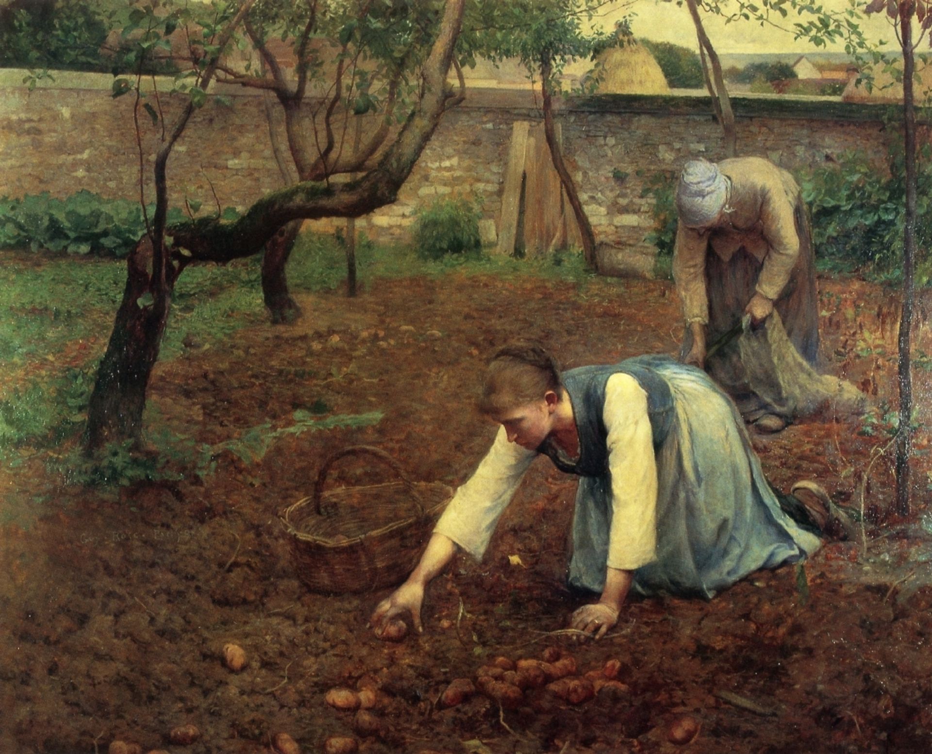 The Potato Gatherers by Rose O'Neill