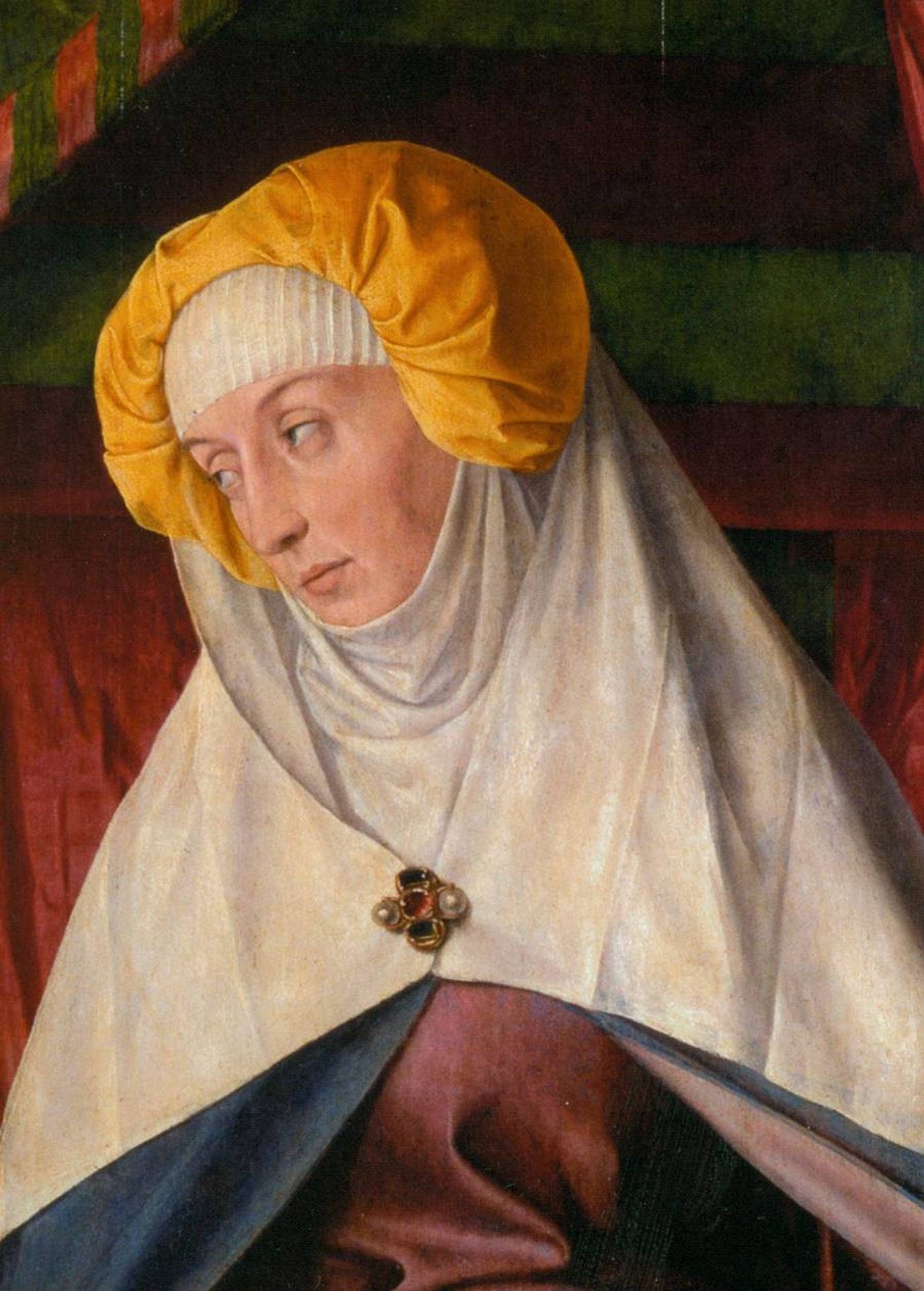 The Moulins Triptych (detail) by Jean Hey