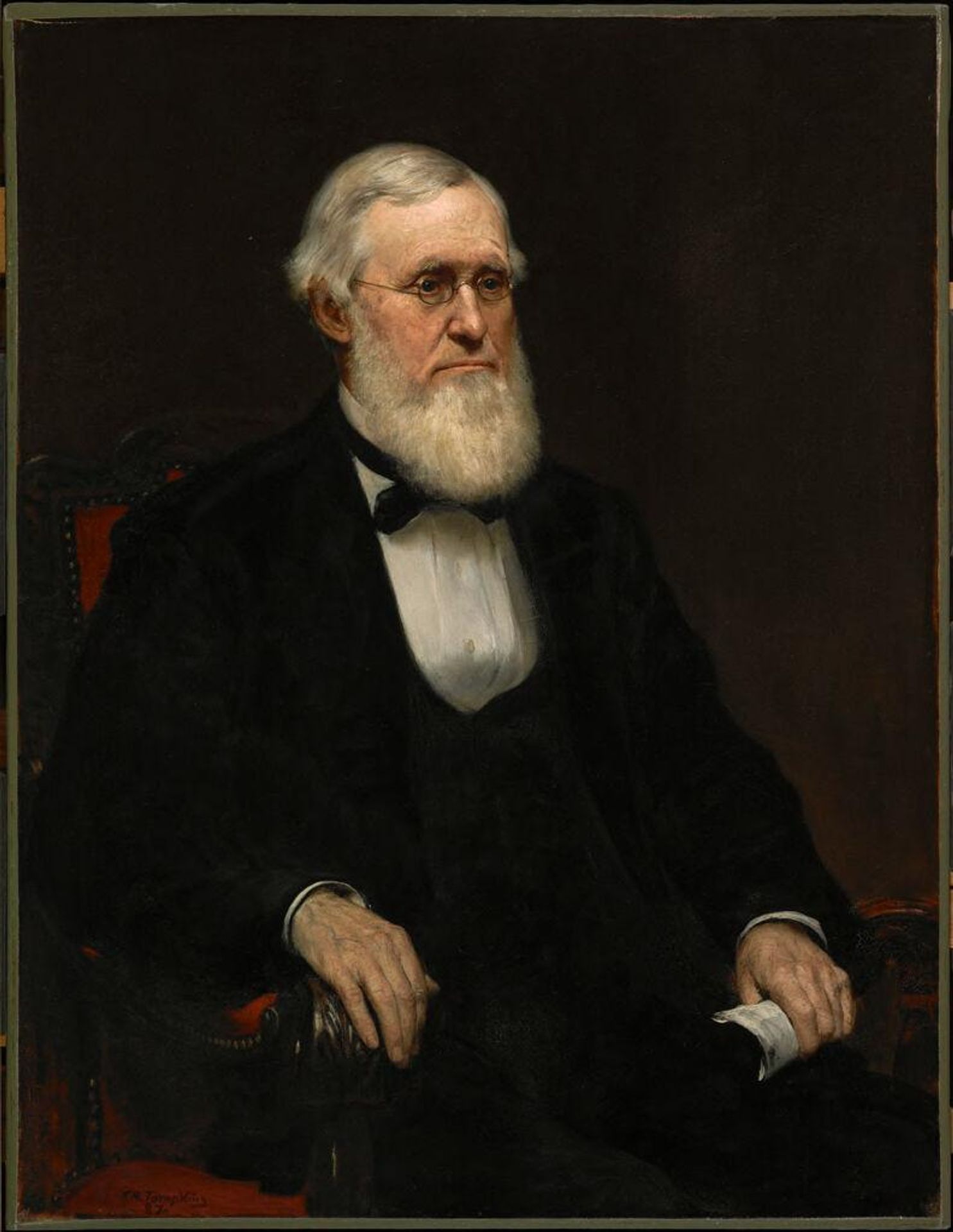 Ebenezer Rockwood Hoar (1816-1895) by Frank Hector Tompkins