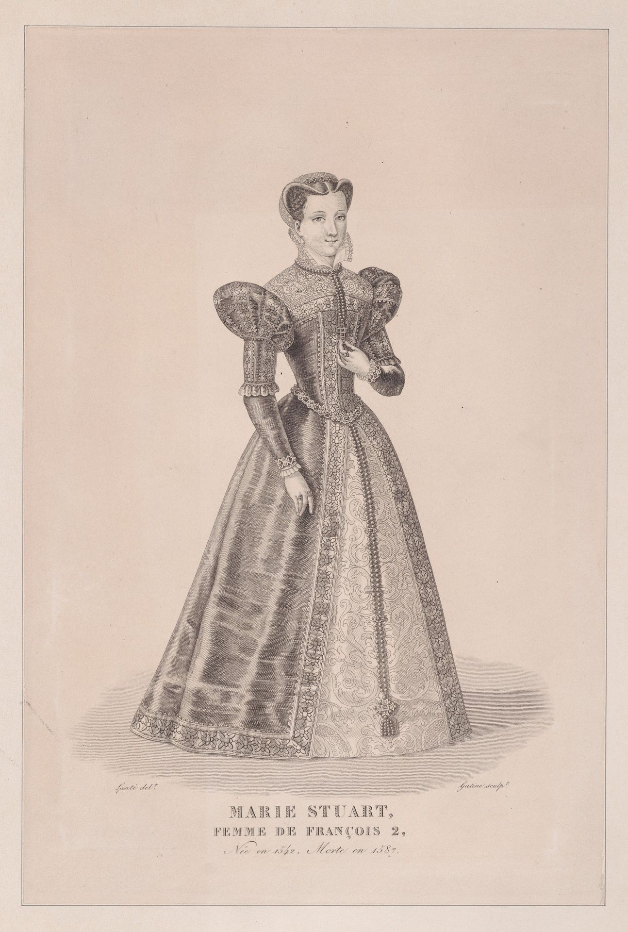 Mary, Queen of Scots by Georges Jacques Gatine