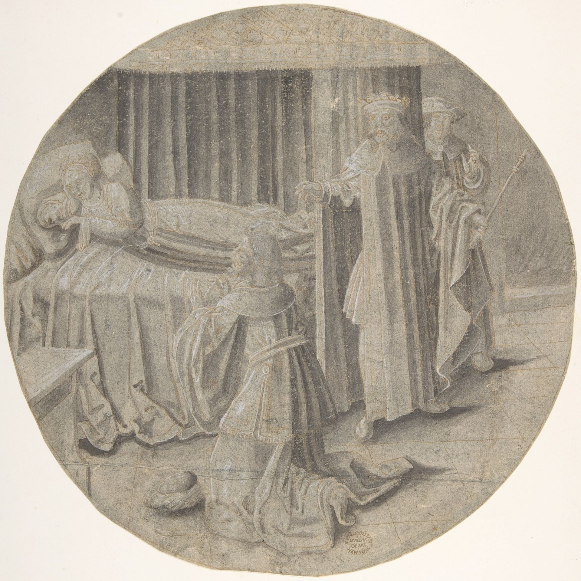 Haman begs Esther for his Life by Pseudo-Aert Ortkens