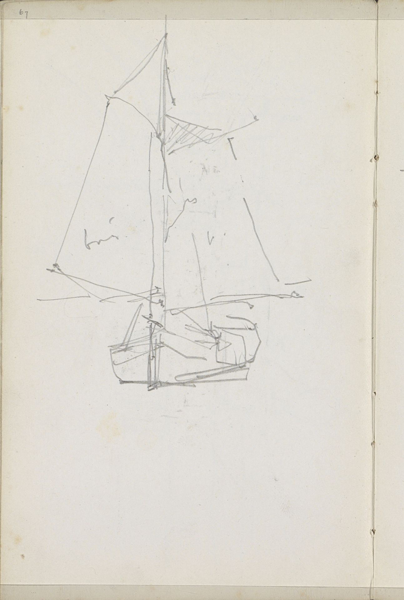 Zeilschip by George Hendrik Breitner