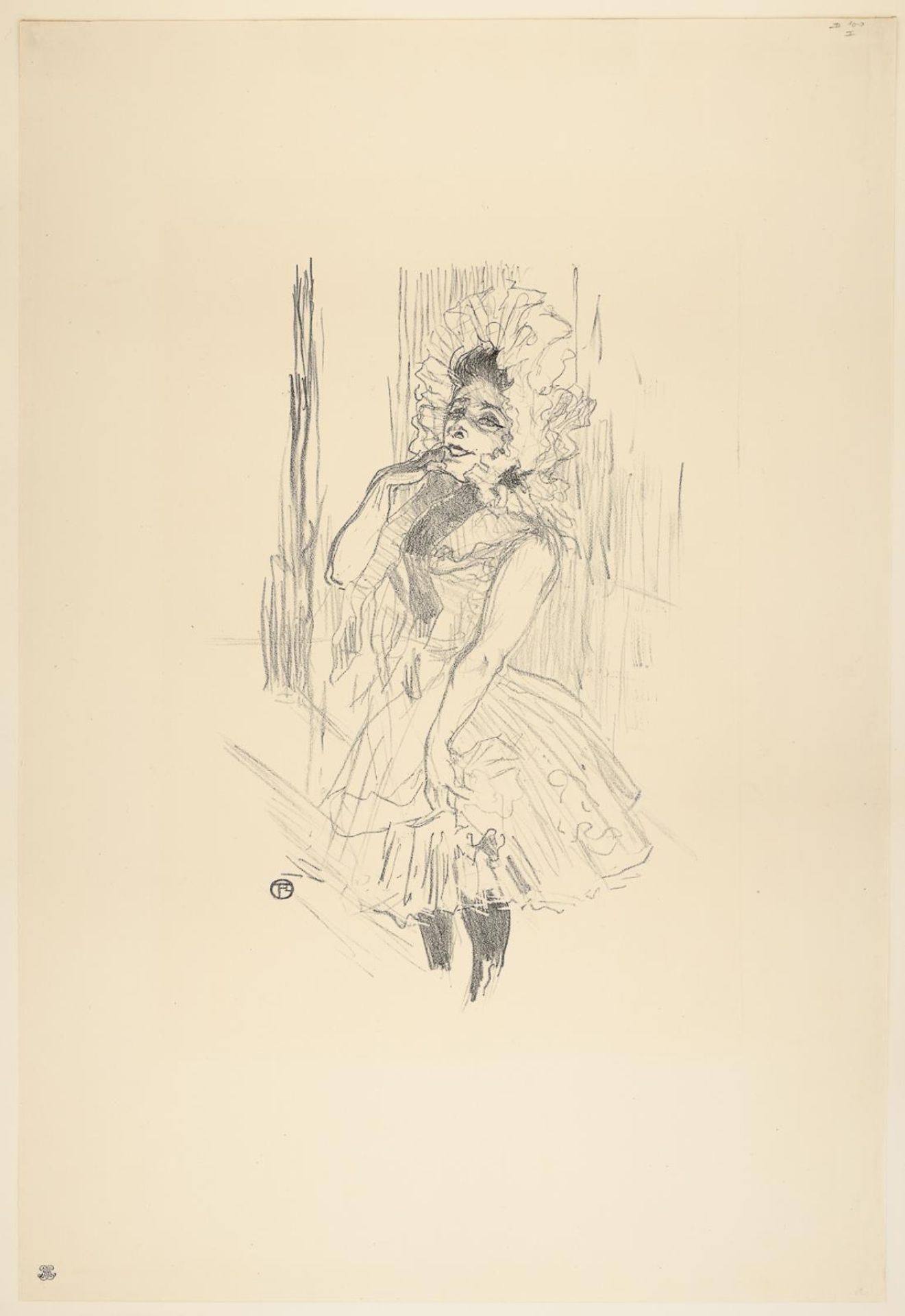 Anna Held, dans Toutes ces Dames au Théâtre by Henri de Toulouse-Lautrec