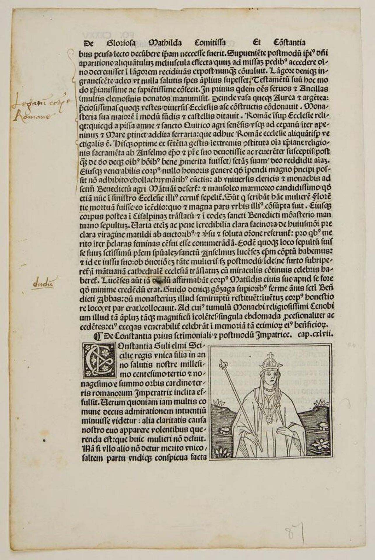 Saint Constantia (fol. CXXXV v) by Anonymous