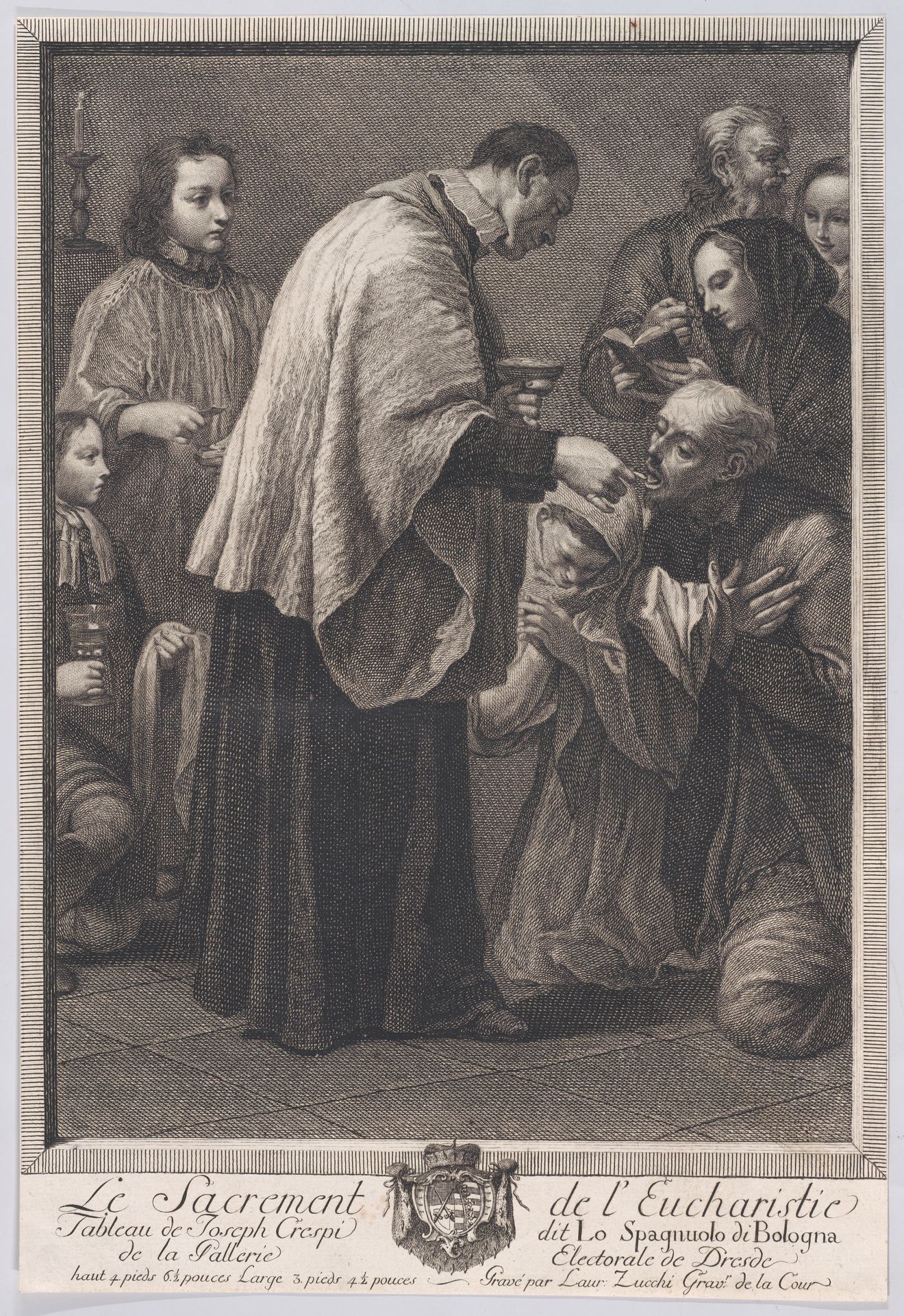 The Eucharist, from "The Seven Sacrements" by Lorenzo Zucchi