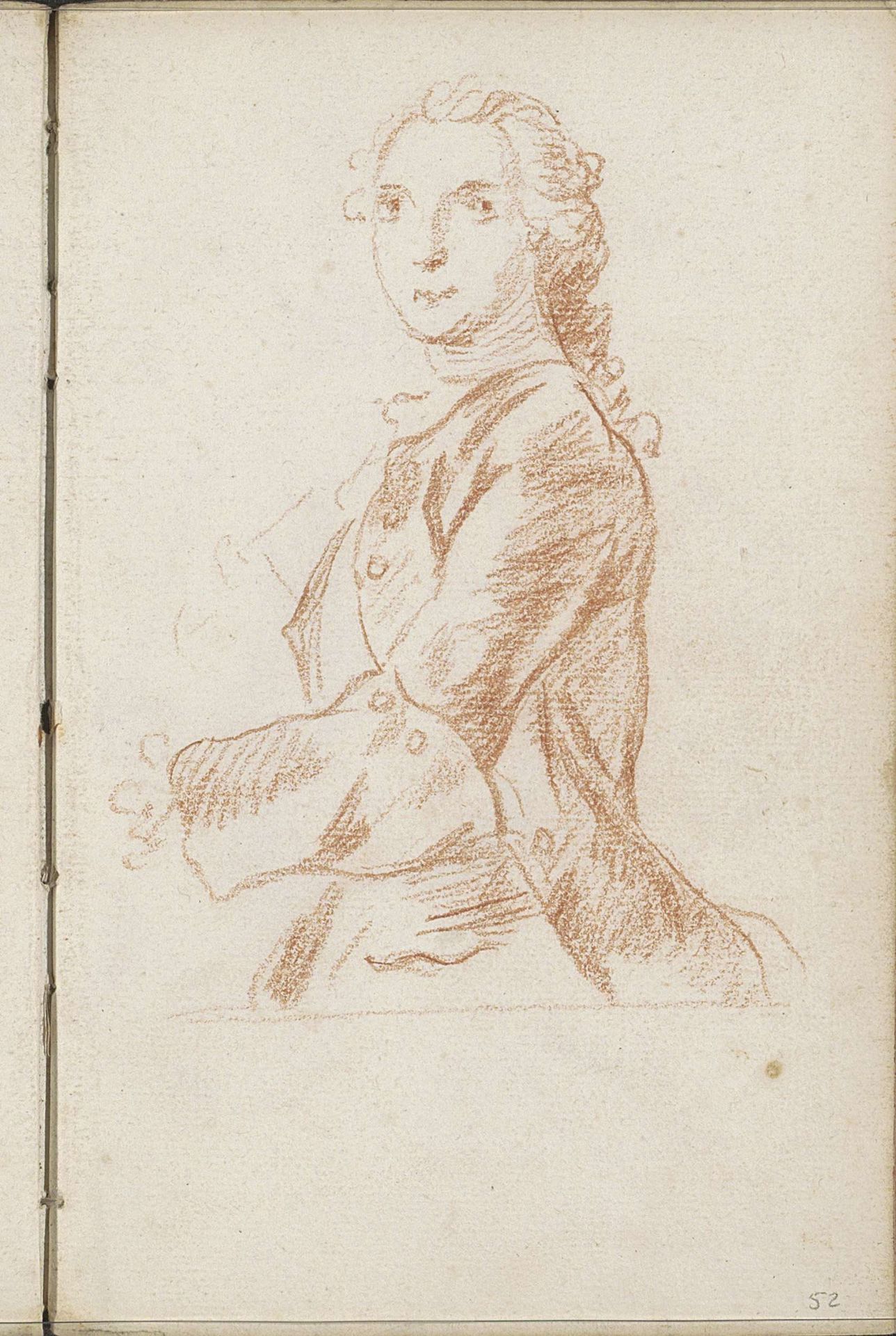 Staande man by Petrus Johannes van Reysschoot