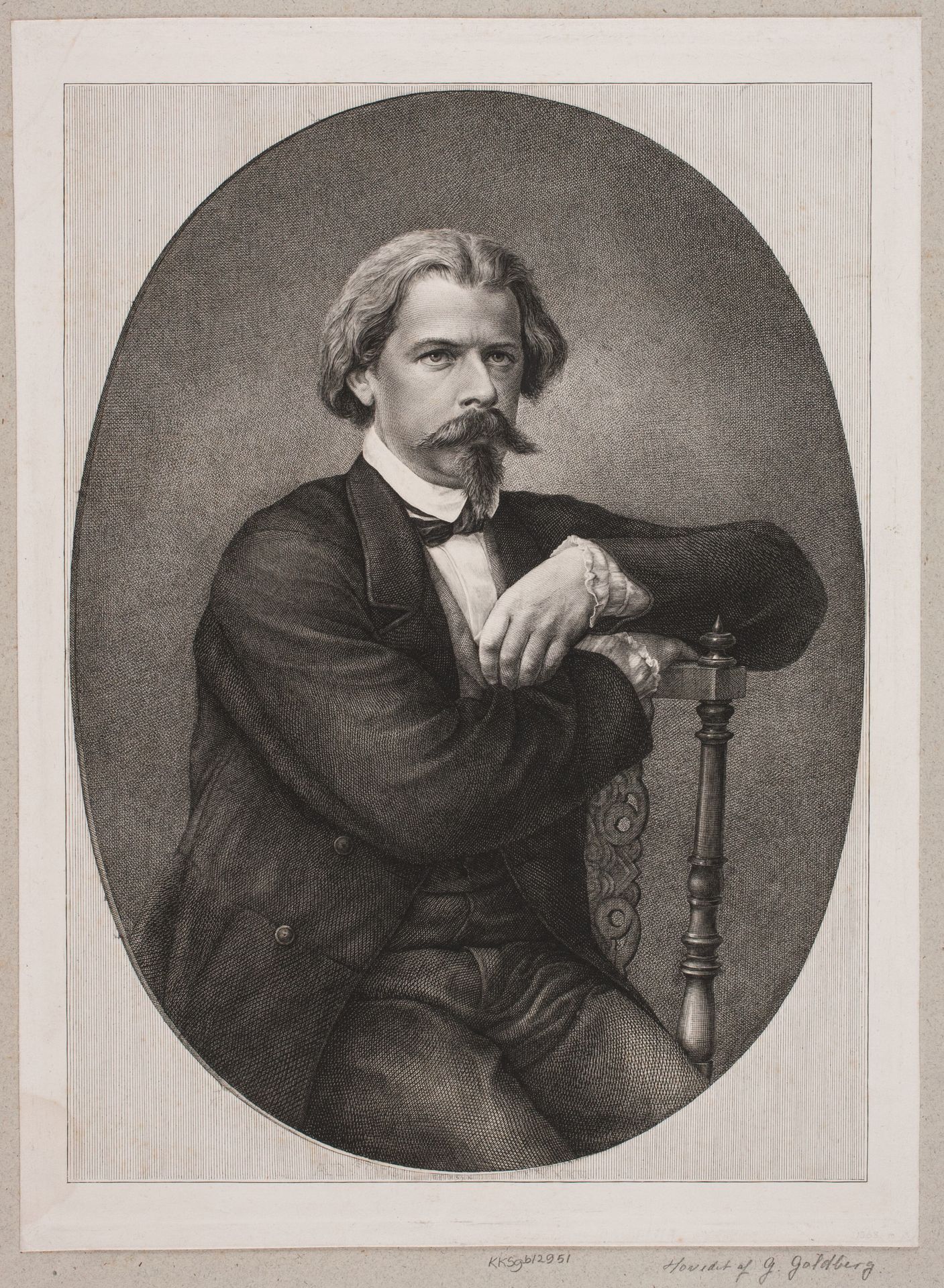 Gustav Edvard Klemming by Julius Magnus-Petersen