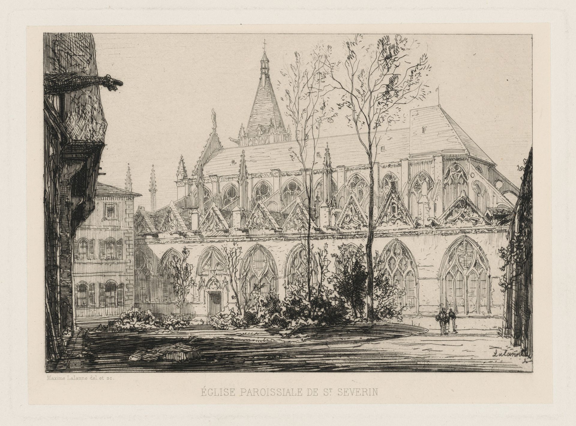Église Paroissiale de St. Séverin by Maxime Lalanne
