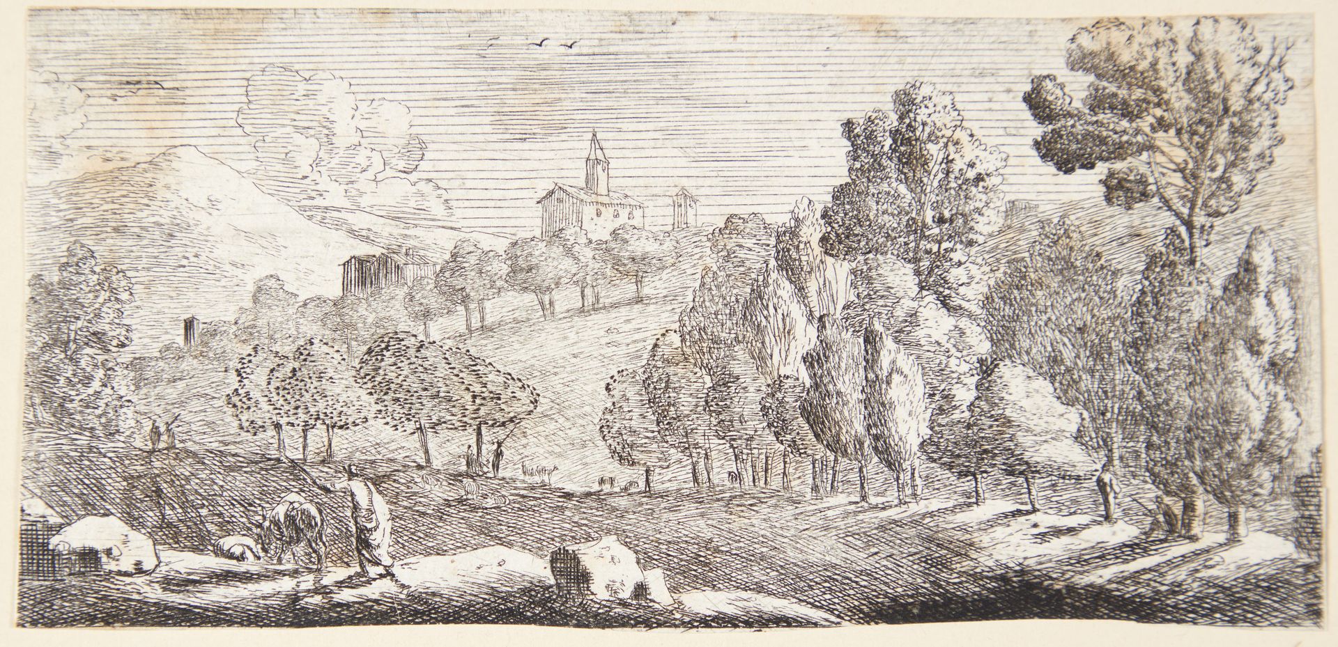 Udsigt over Conflans by Reinier Nooms