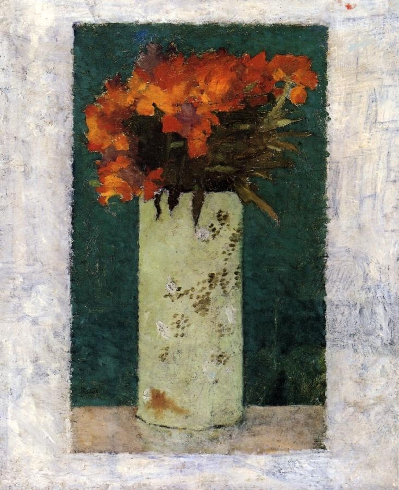 Pot of Flowers by Pierre Bonnard