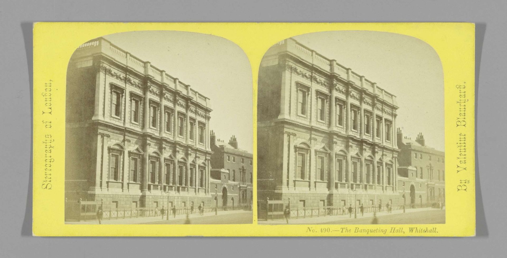 Gevel van het Banqueting House te Londen by Valentine Blanchard