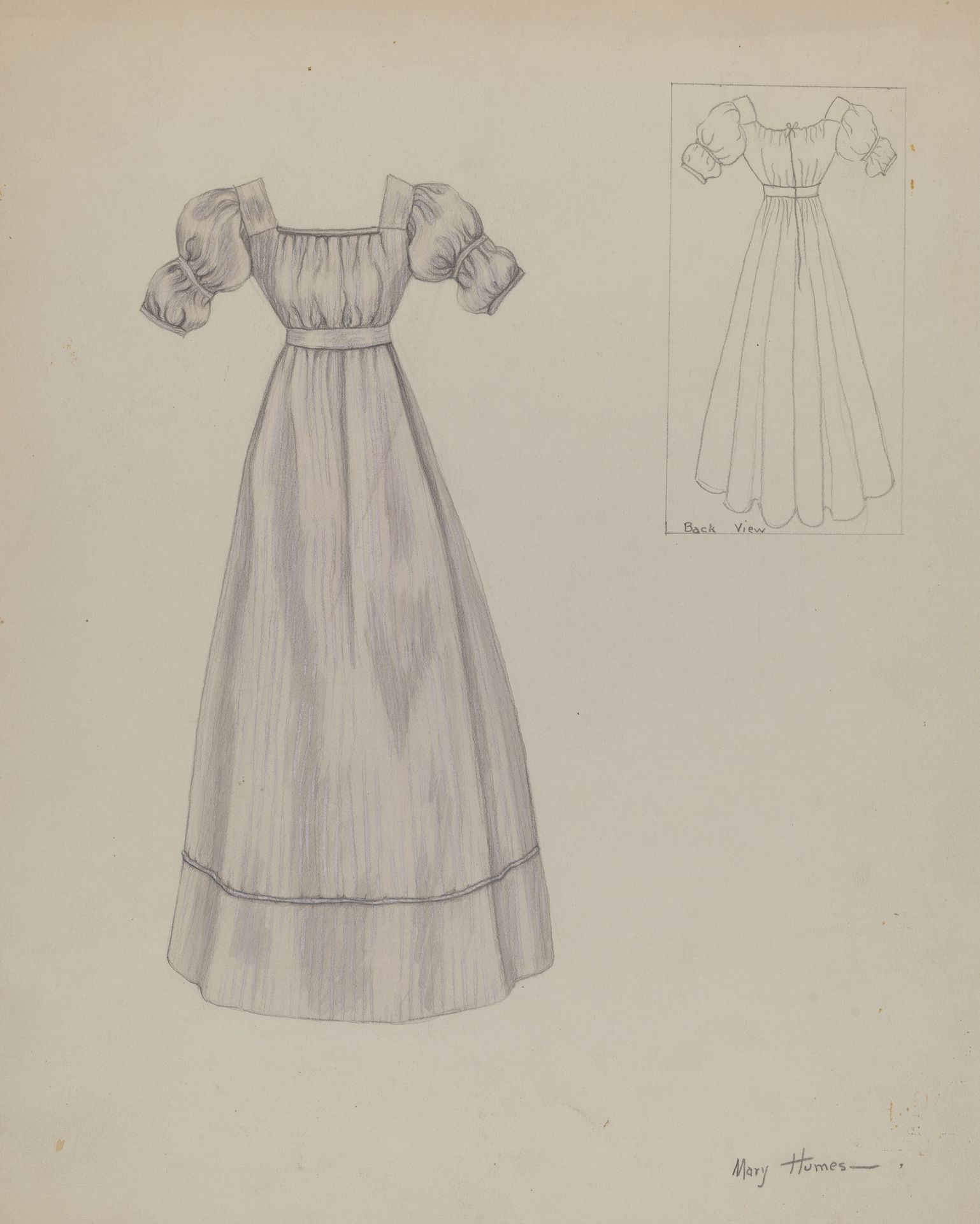 Dress by Mary E. Humes