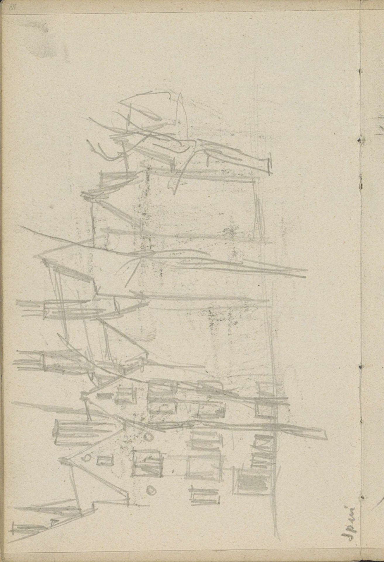 Gezicht op het Spui te Amsterdam by George Hendrik Breitner